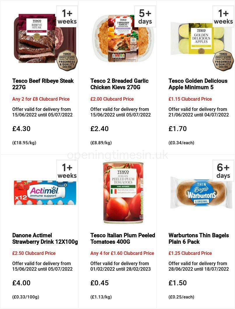 TESCO Offers from 29 June