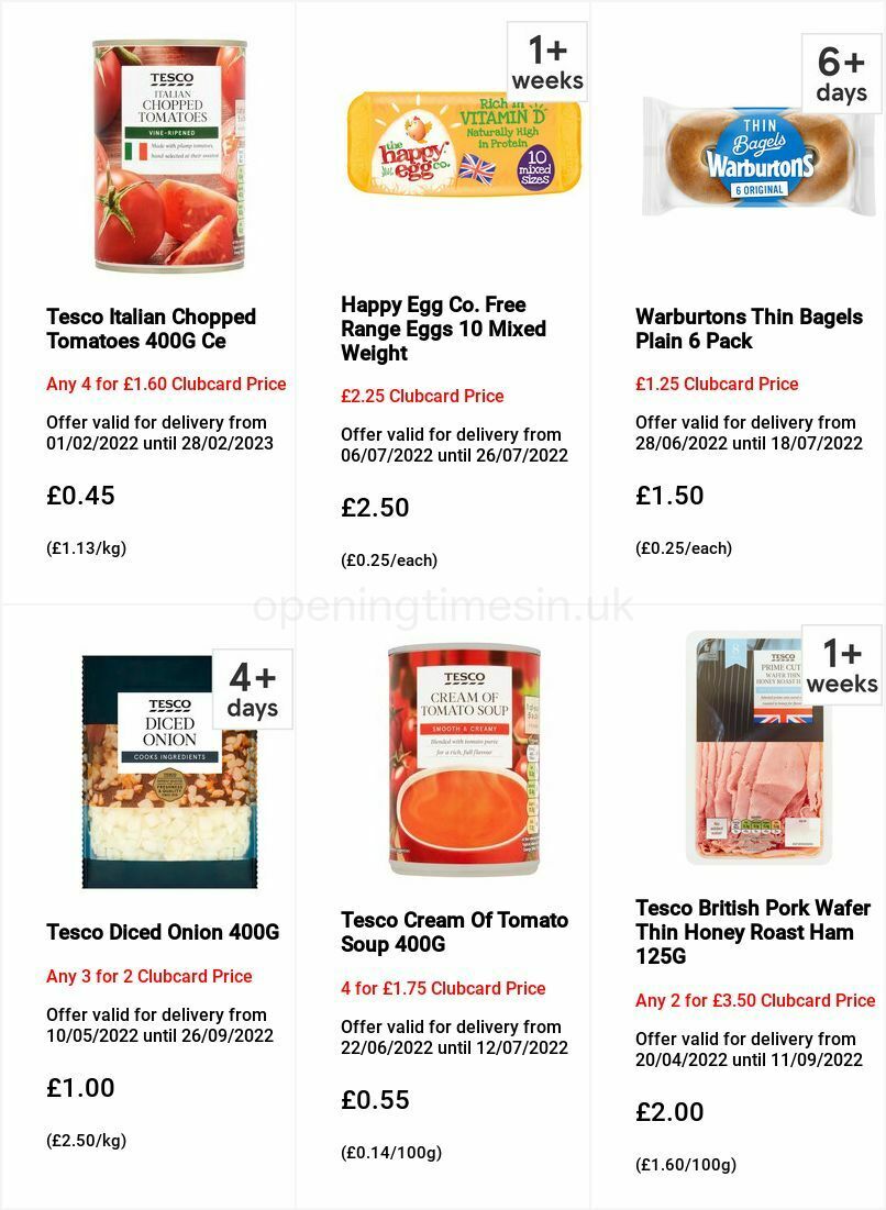TESCO Offers from 6 July