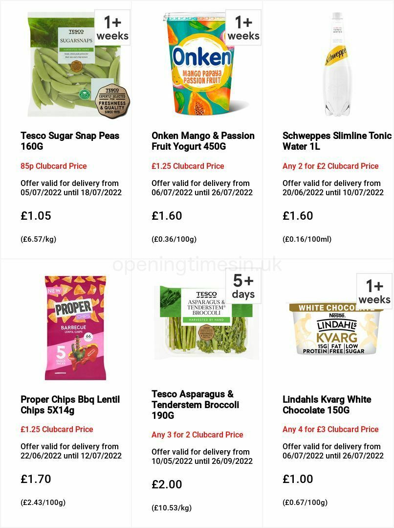 TESCO Offers from 6 July