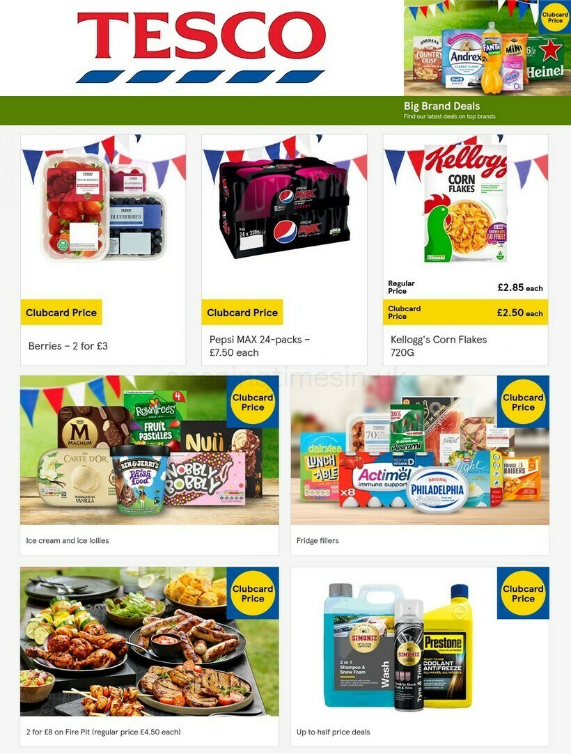 TESCO Offers from 20 July