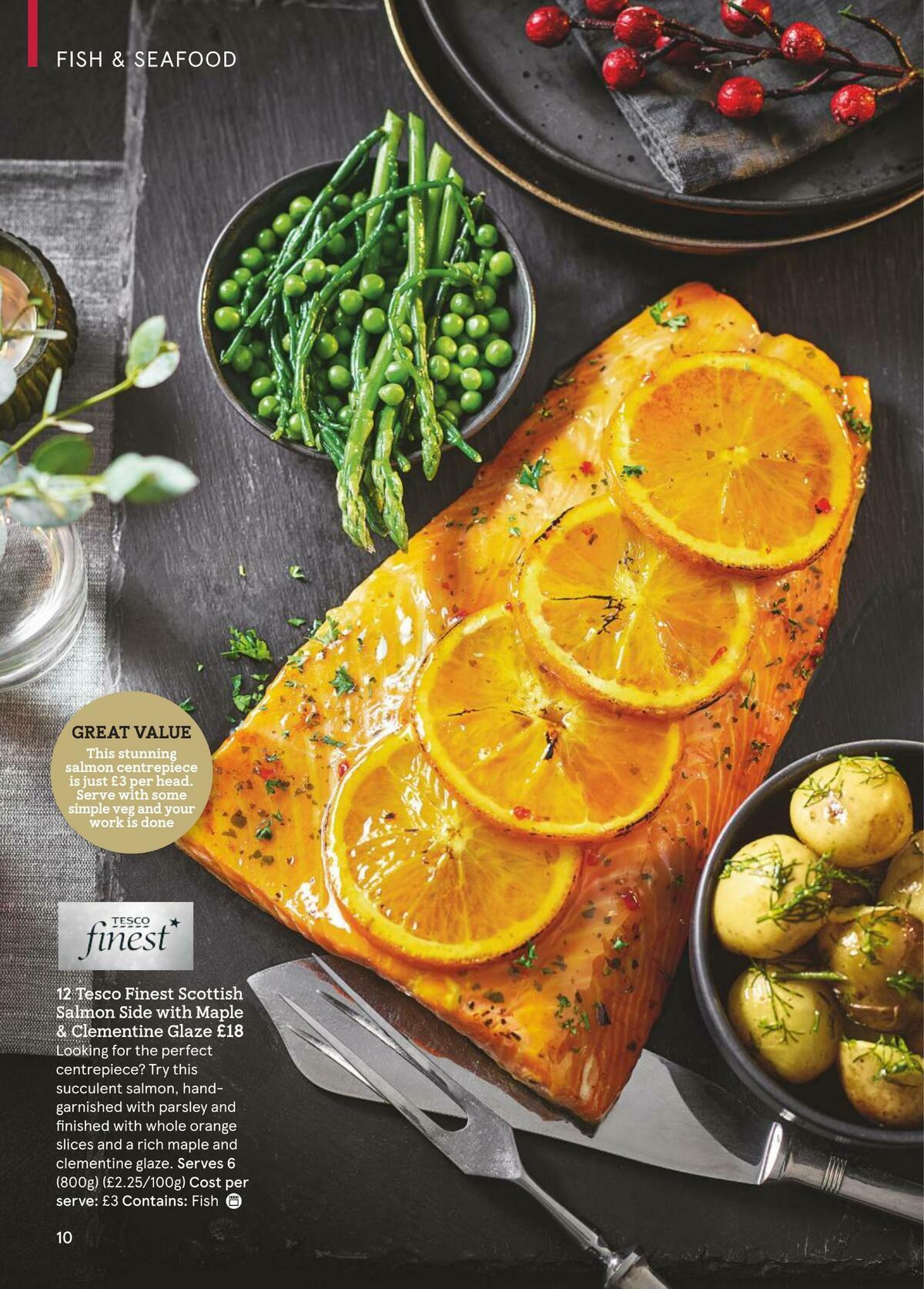 TESCO Festive Food To Order Offers from 18 November