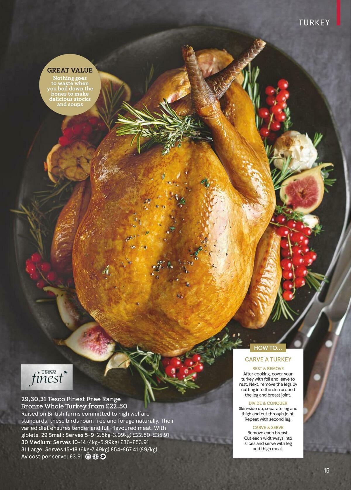 TESCO Festive Food To Order Offers from 18 November