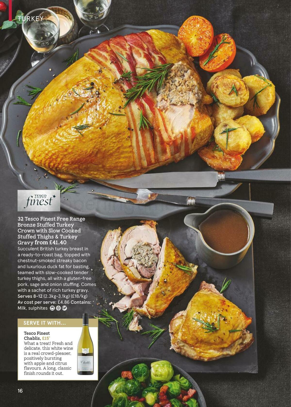 TESCO Festive Food To Order Offers from 18 November