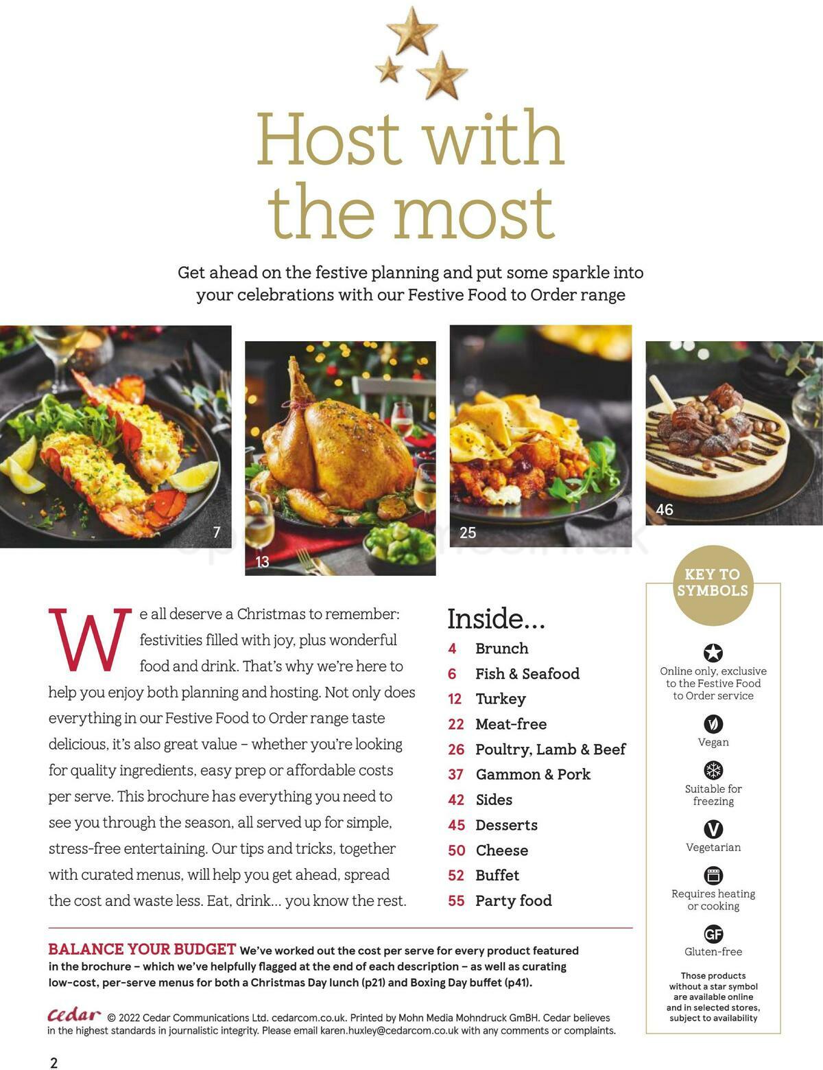 TESCO Festive Food To Order Offers from 18 November