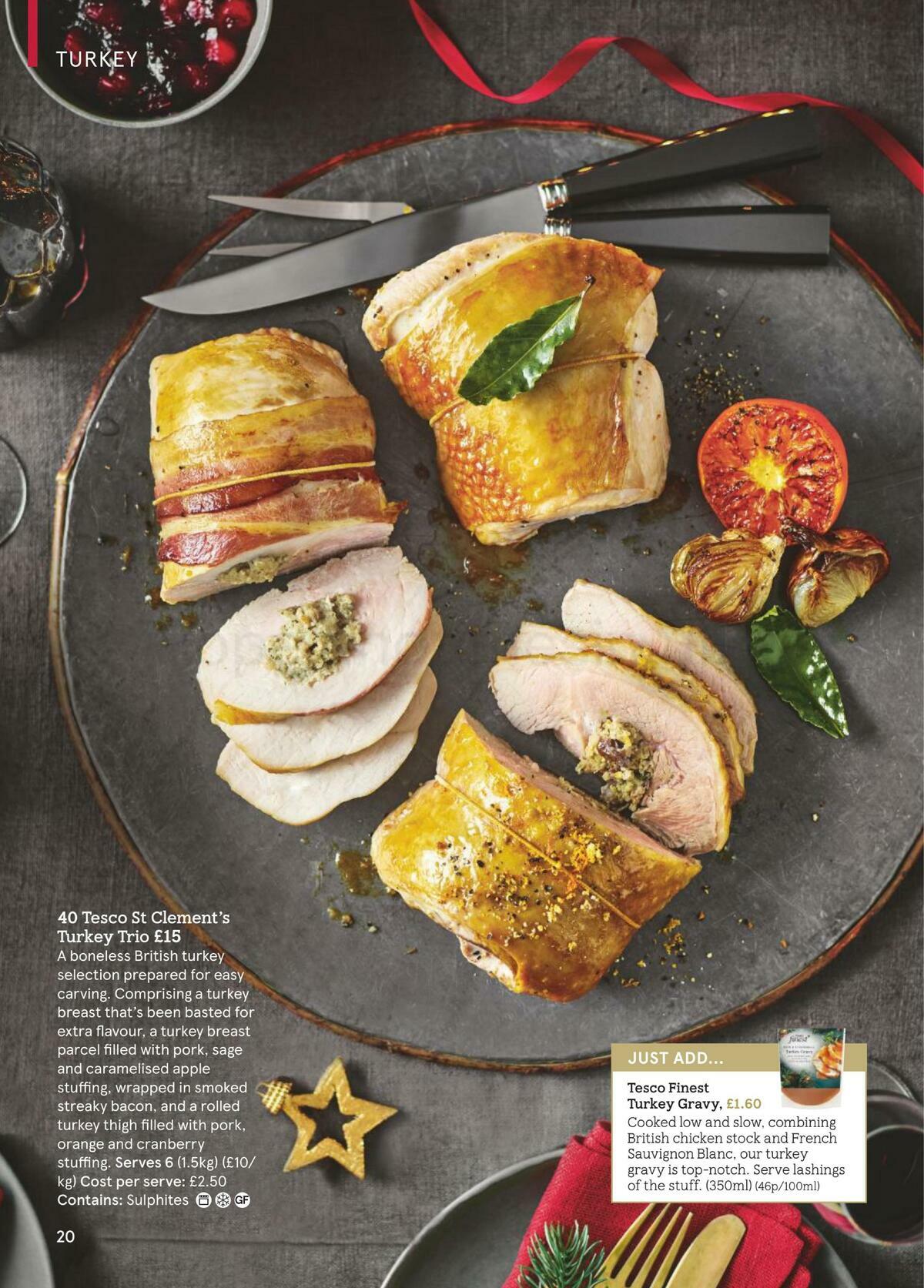 TESCO Festive Food To Order Offers from 18 November