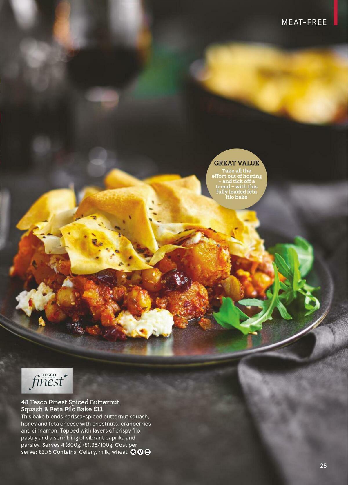 TESCO Festive Food To Order Offers from 18 November