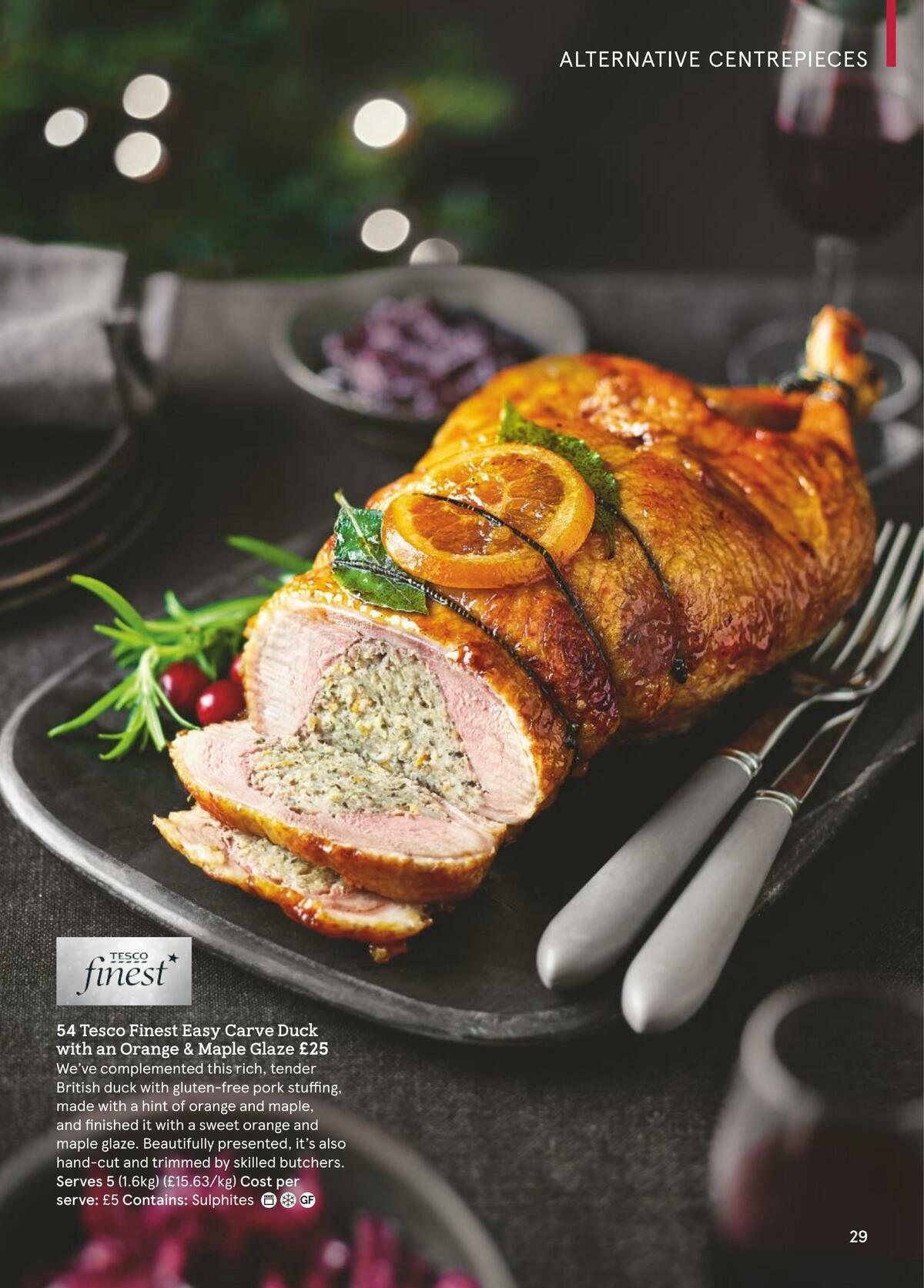 TESCO Festive Food To Order Offers from 18 November