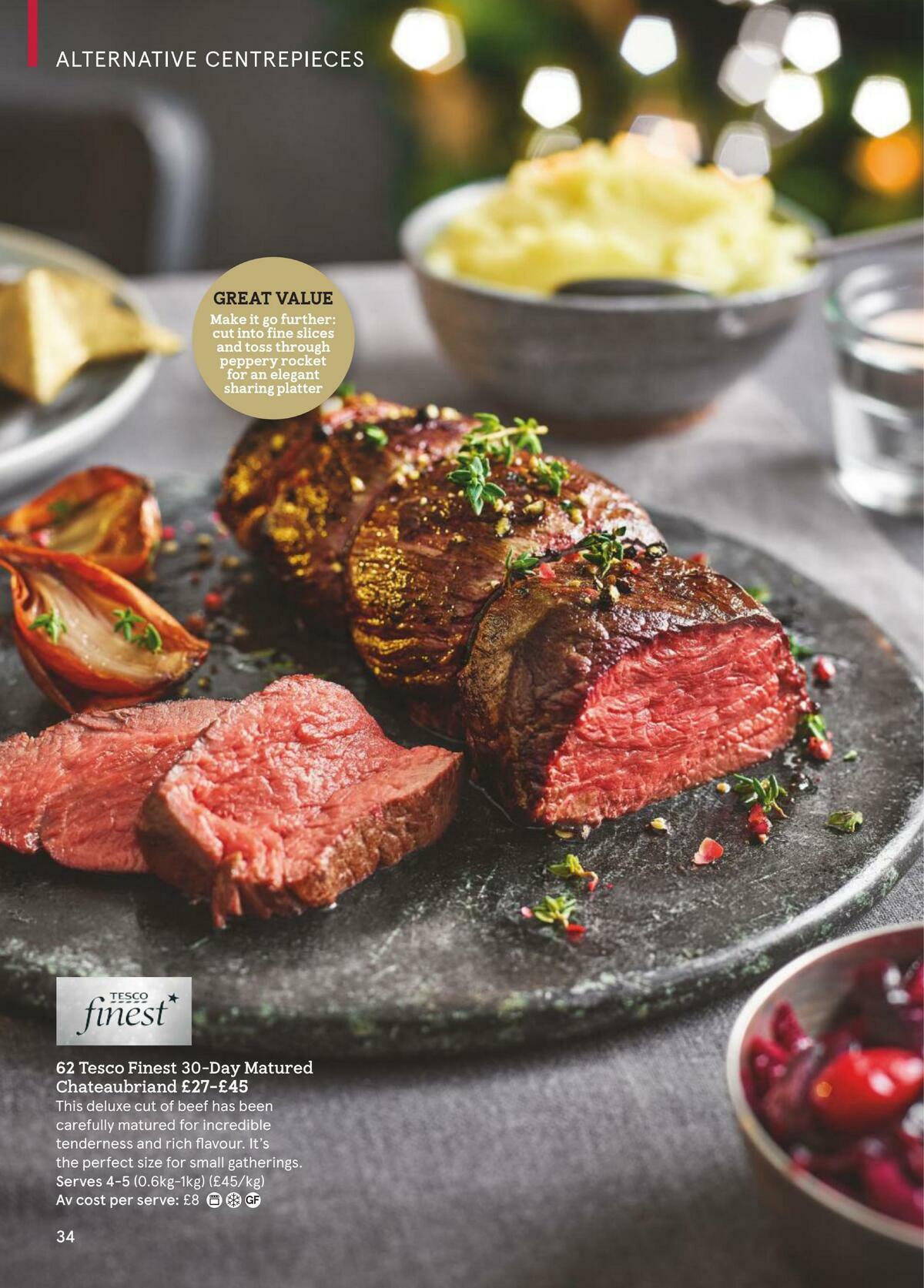 TESCO Festive Food To Order Offers from 18 November