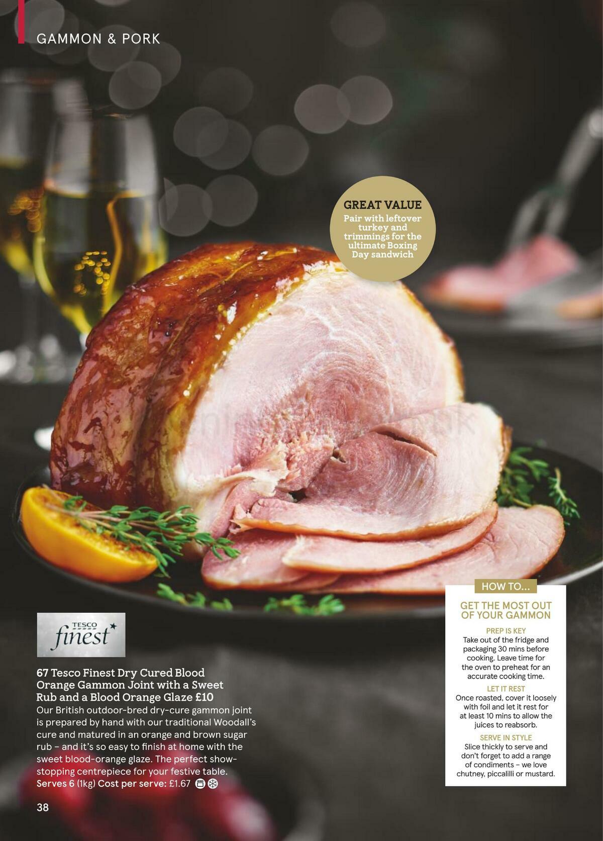 TESCO Festive Food To Order Offers from 18 November