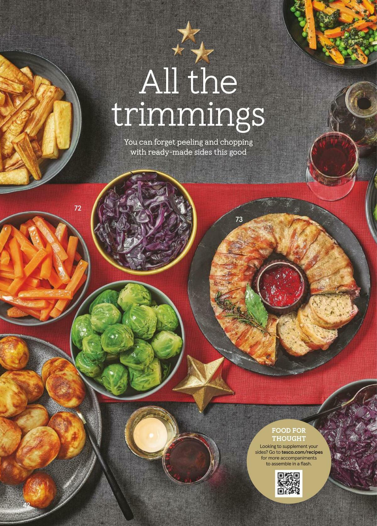 TESCO Festive Food To Order Offers from 18 November
