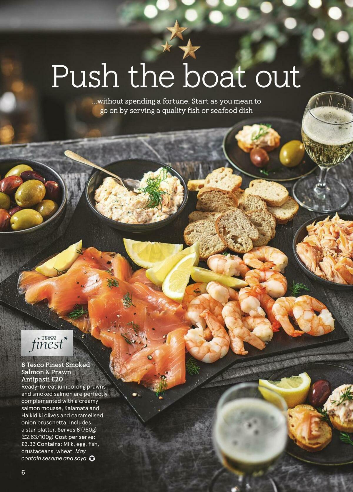 TESCO Festive Food To Order Offers from 18 November