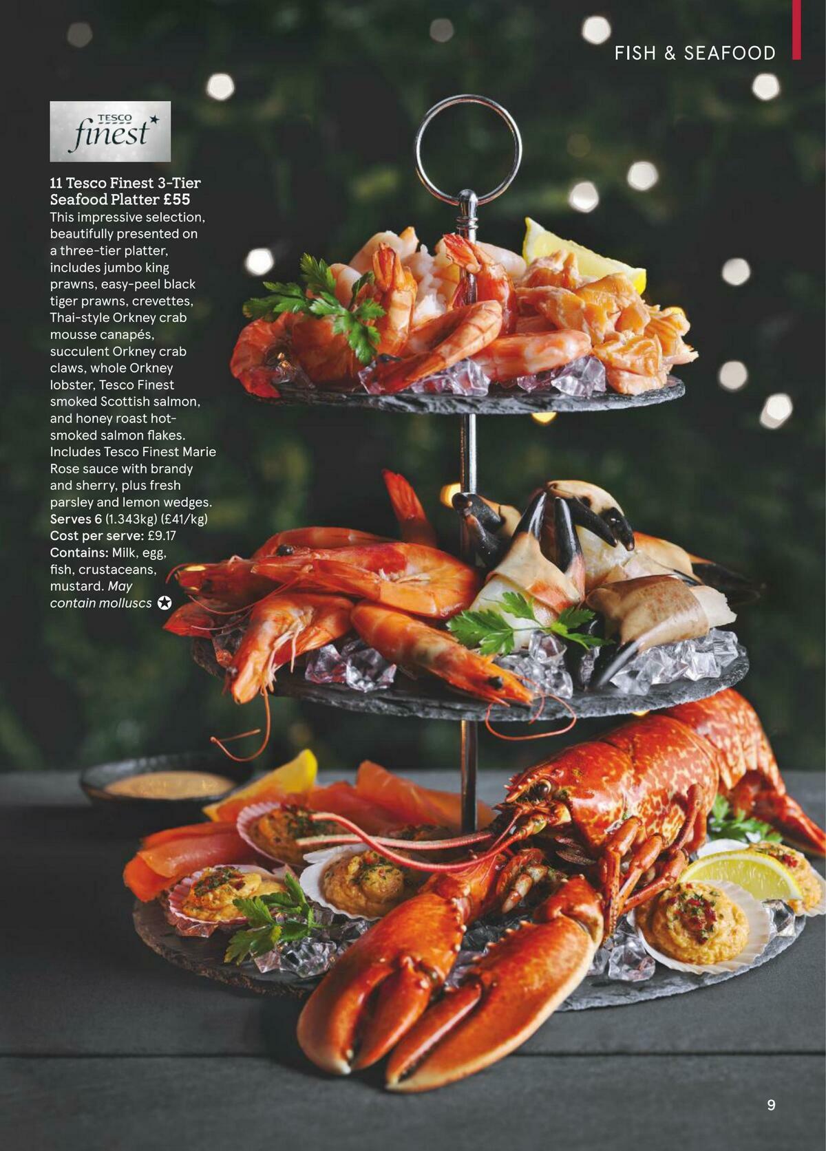 TESCO Festive Food To Order Offers from 18 November