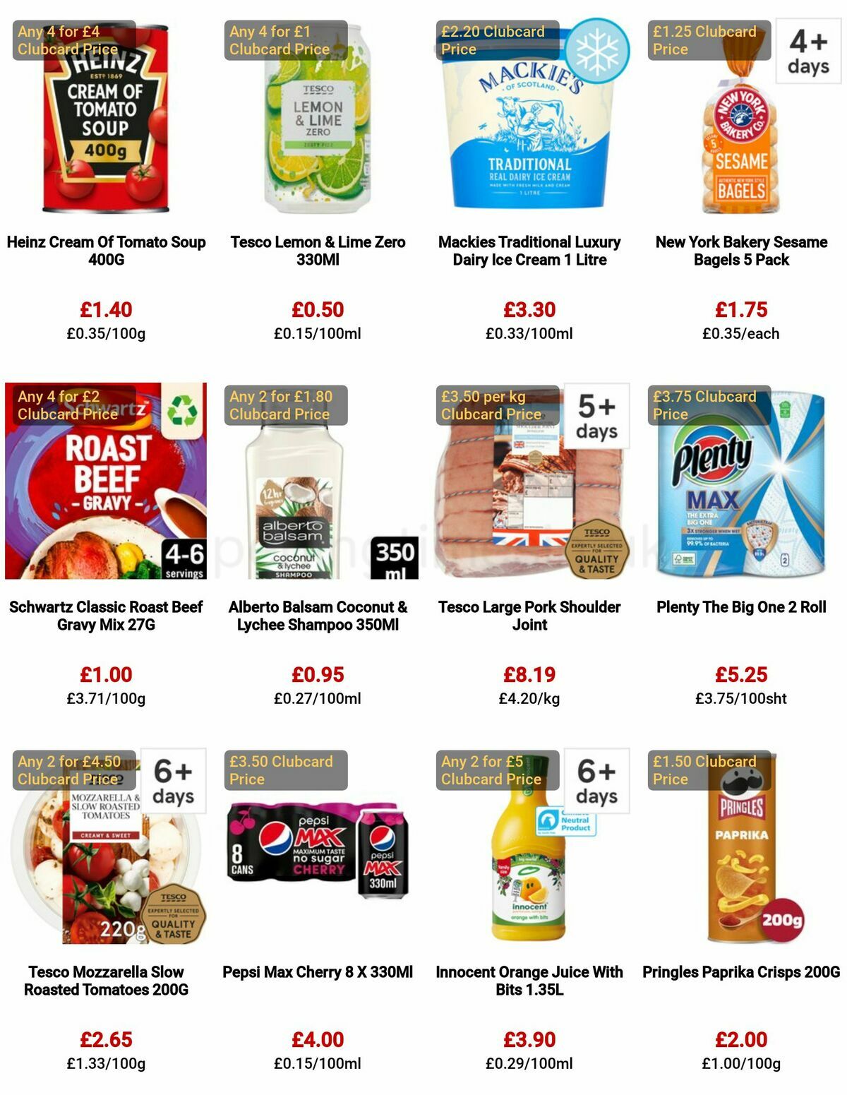TESCO Offers from 29 December