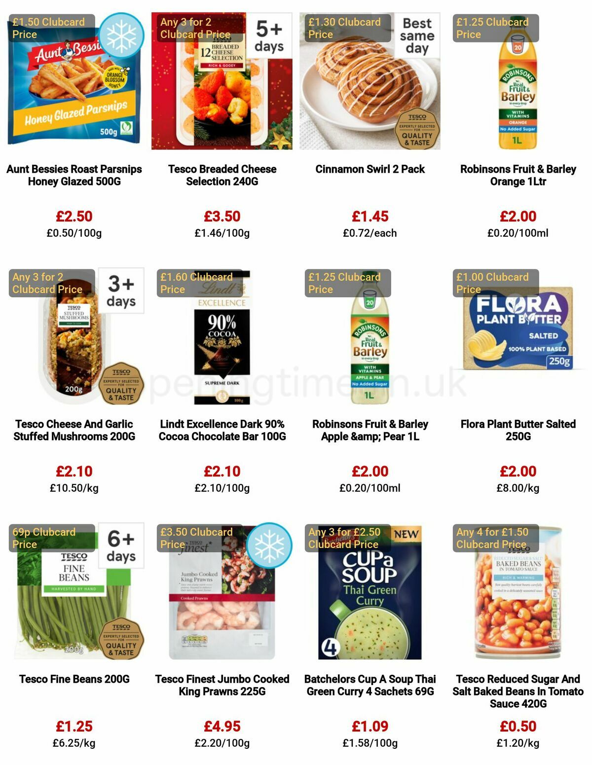 TESCO Offers from 29 December