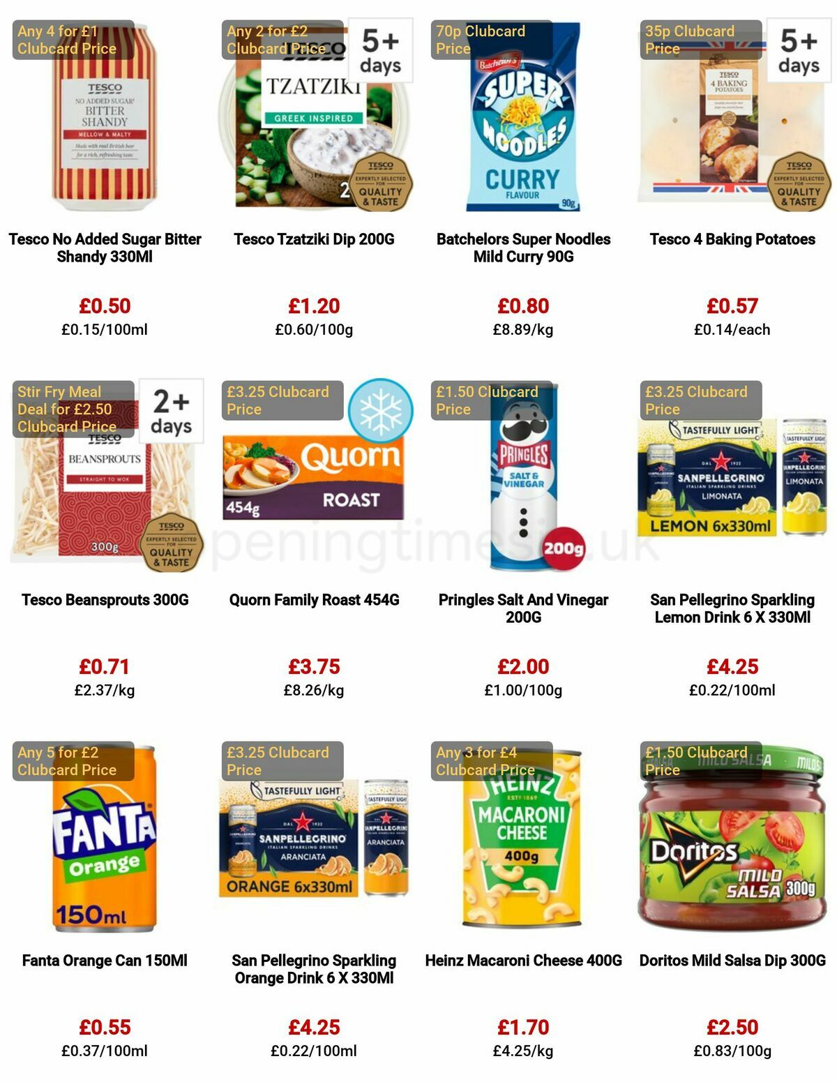 TESCO Offers from 29 December