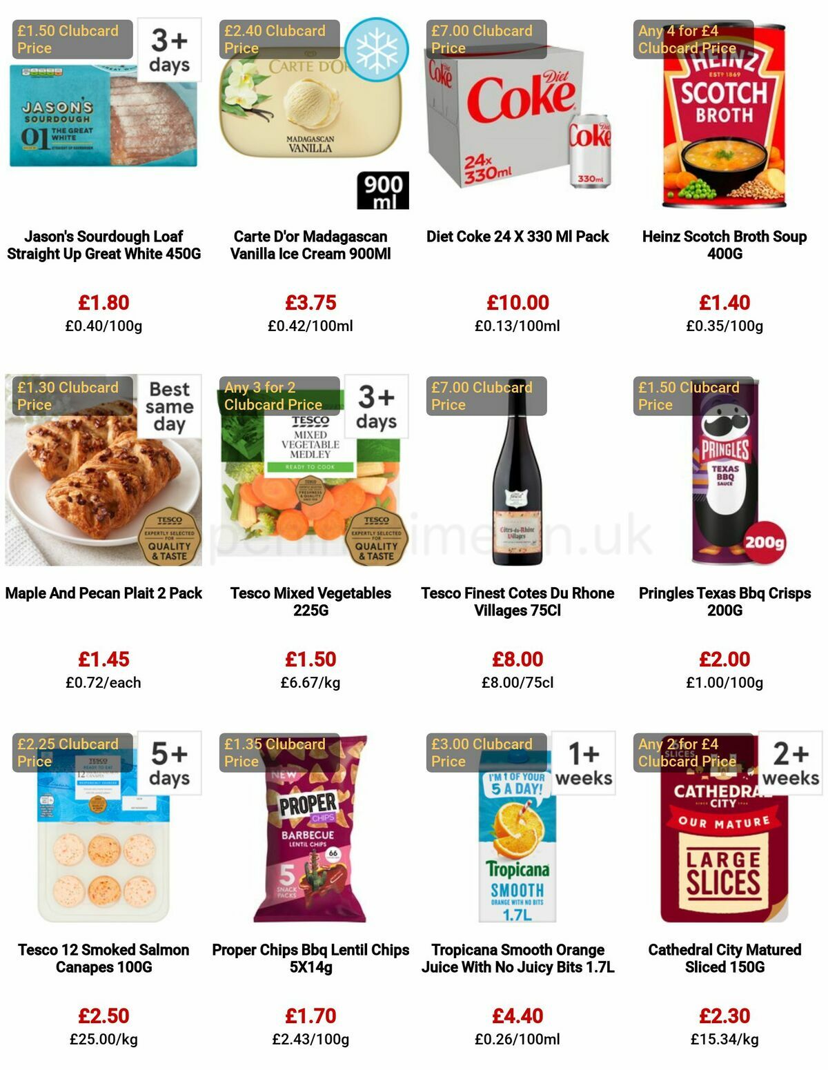TESCO Offers from 29 December
