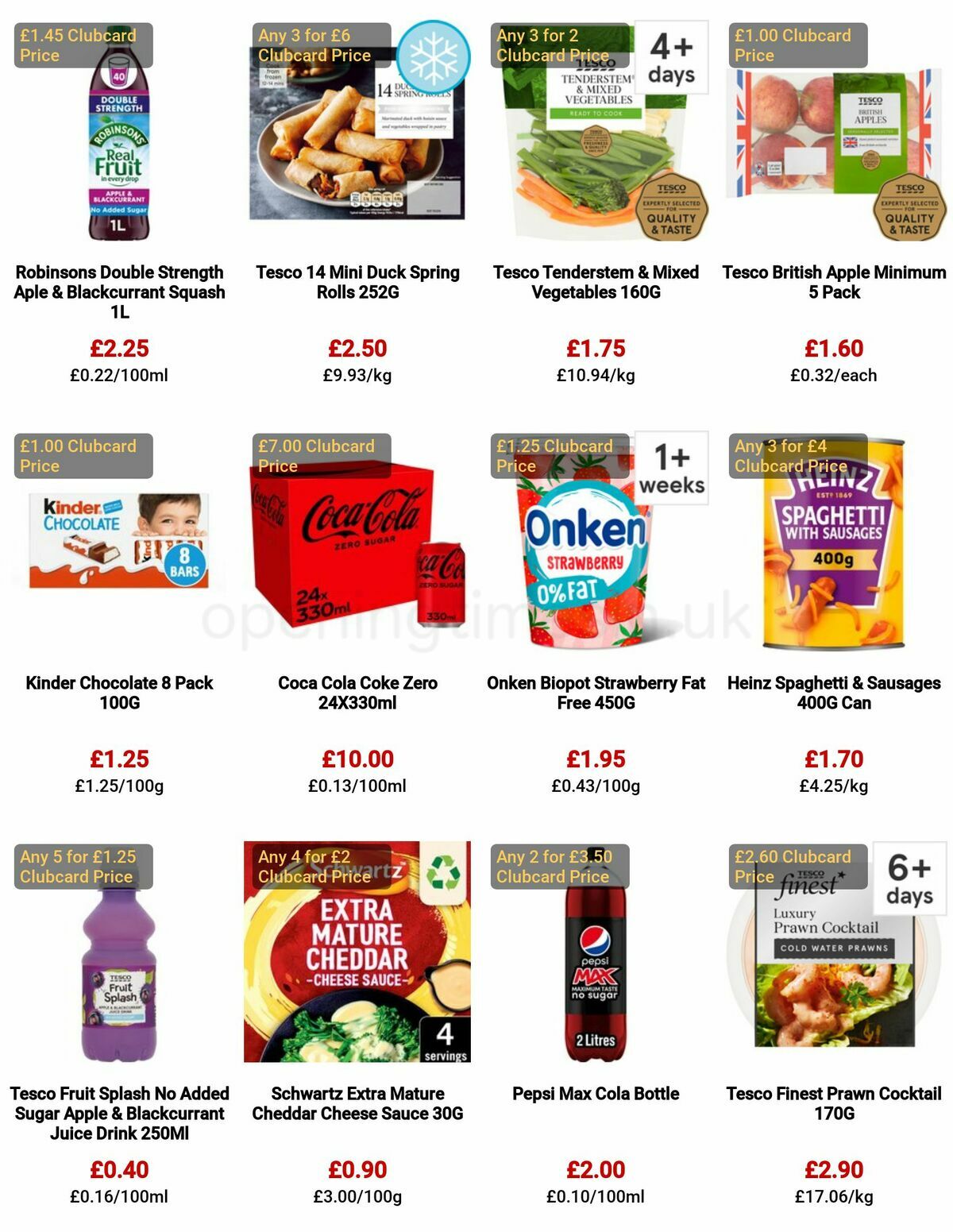TESCO Offers from 29 December