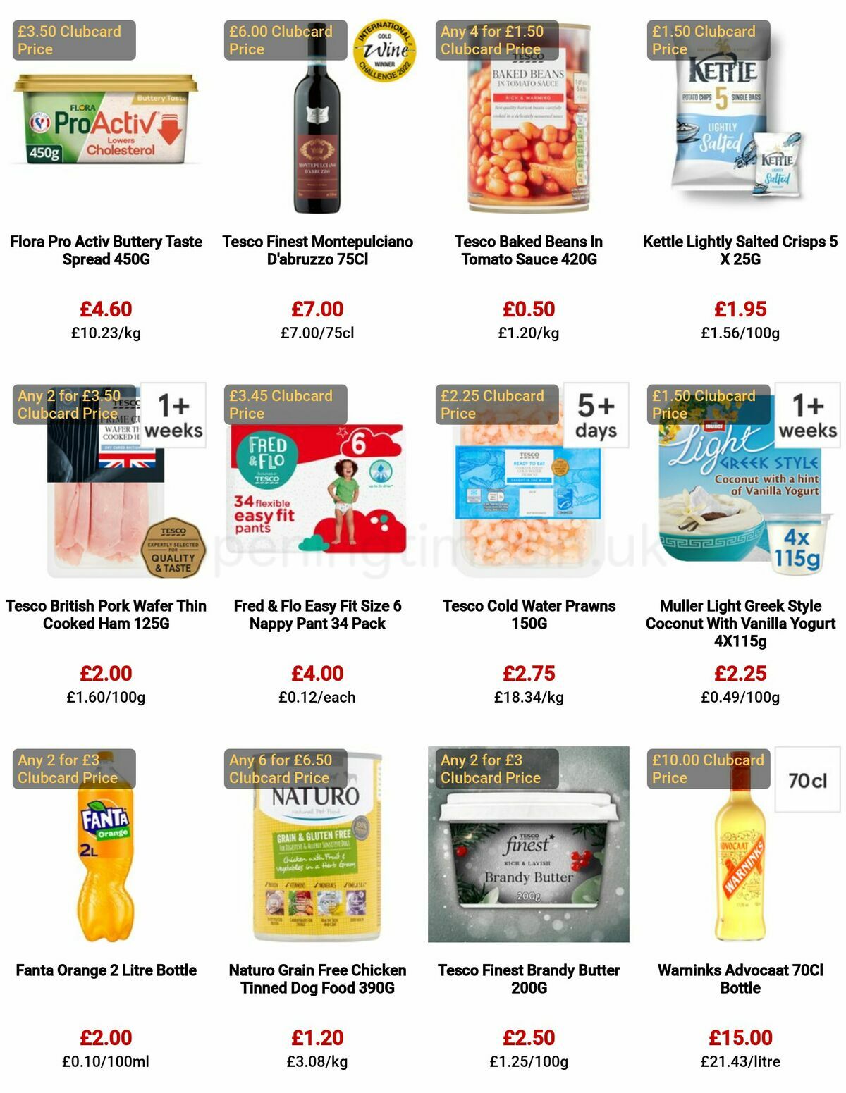 TESCO Offers from 29 December