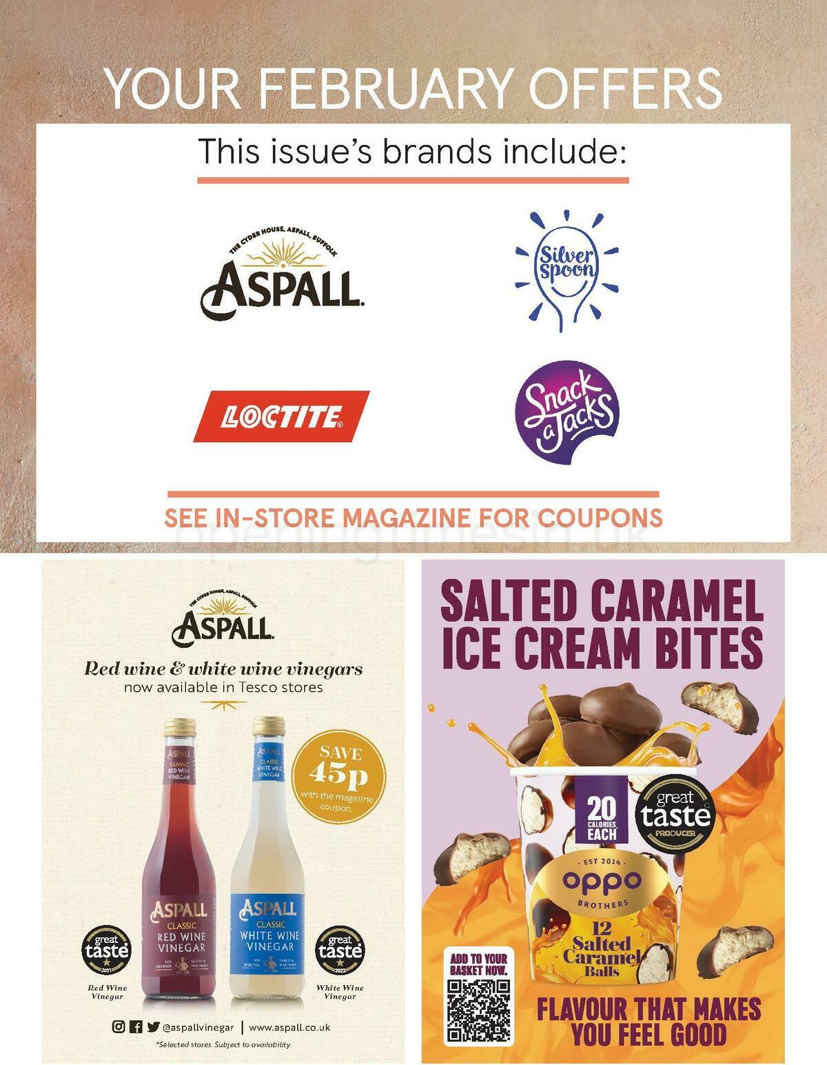TESCO Magazine February Offers from 1 February