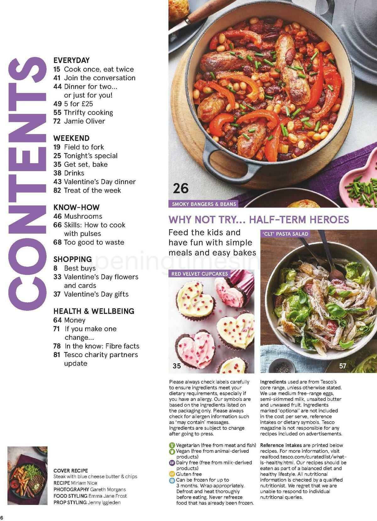 TESCO Magazine February Offers from 1 February