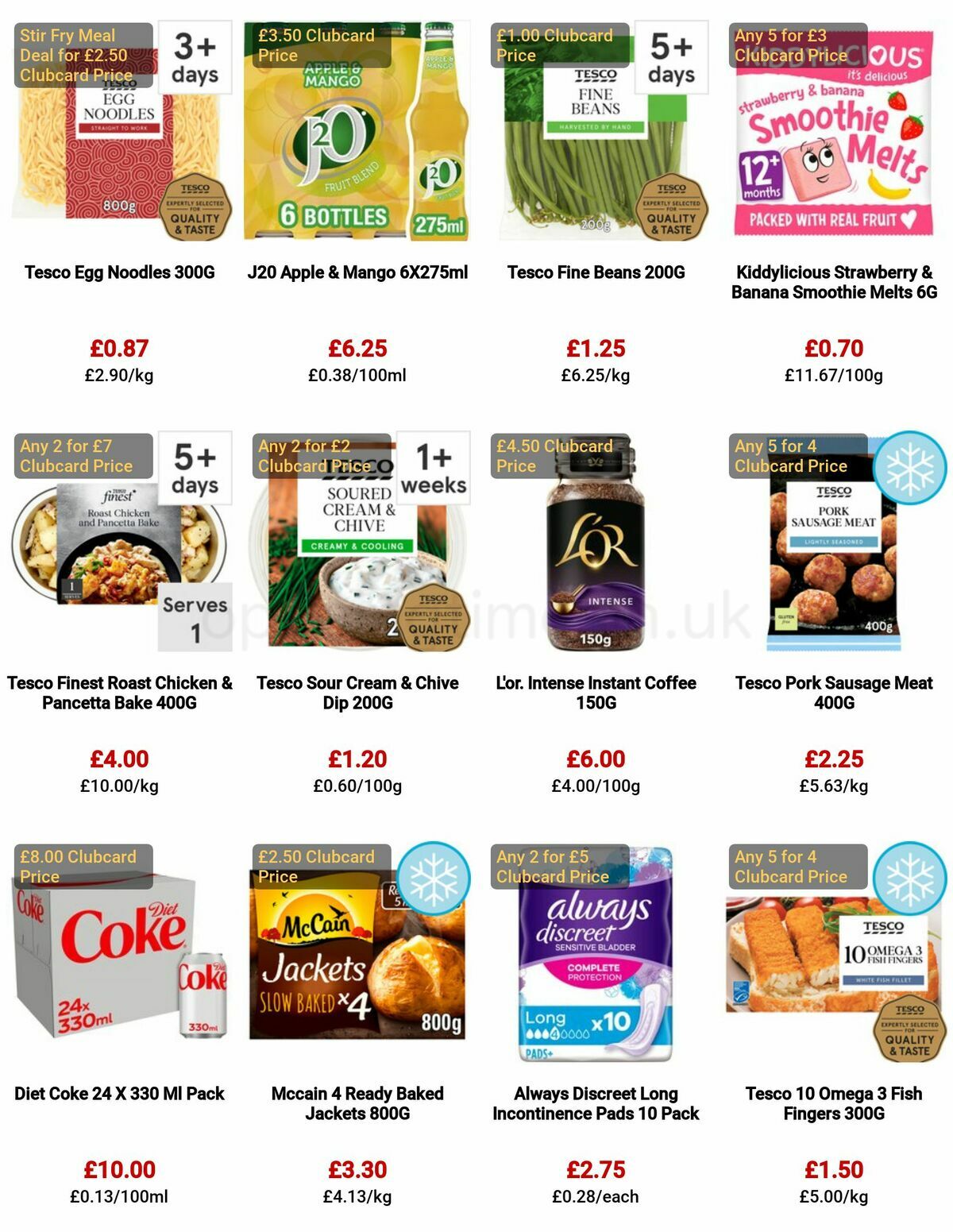 TESCO Offers from 26 January