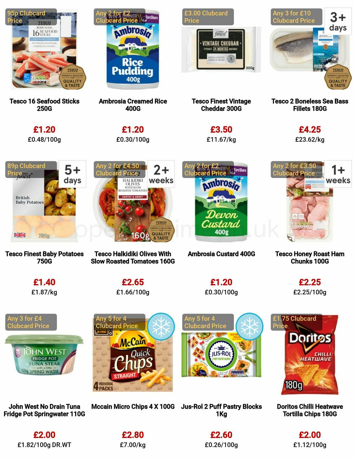 TESCO Offers from 26 January
