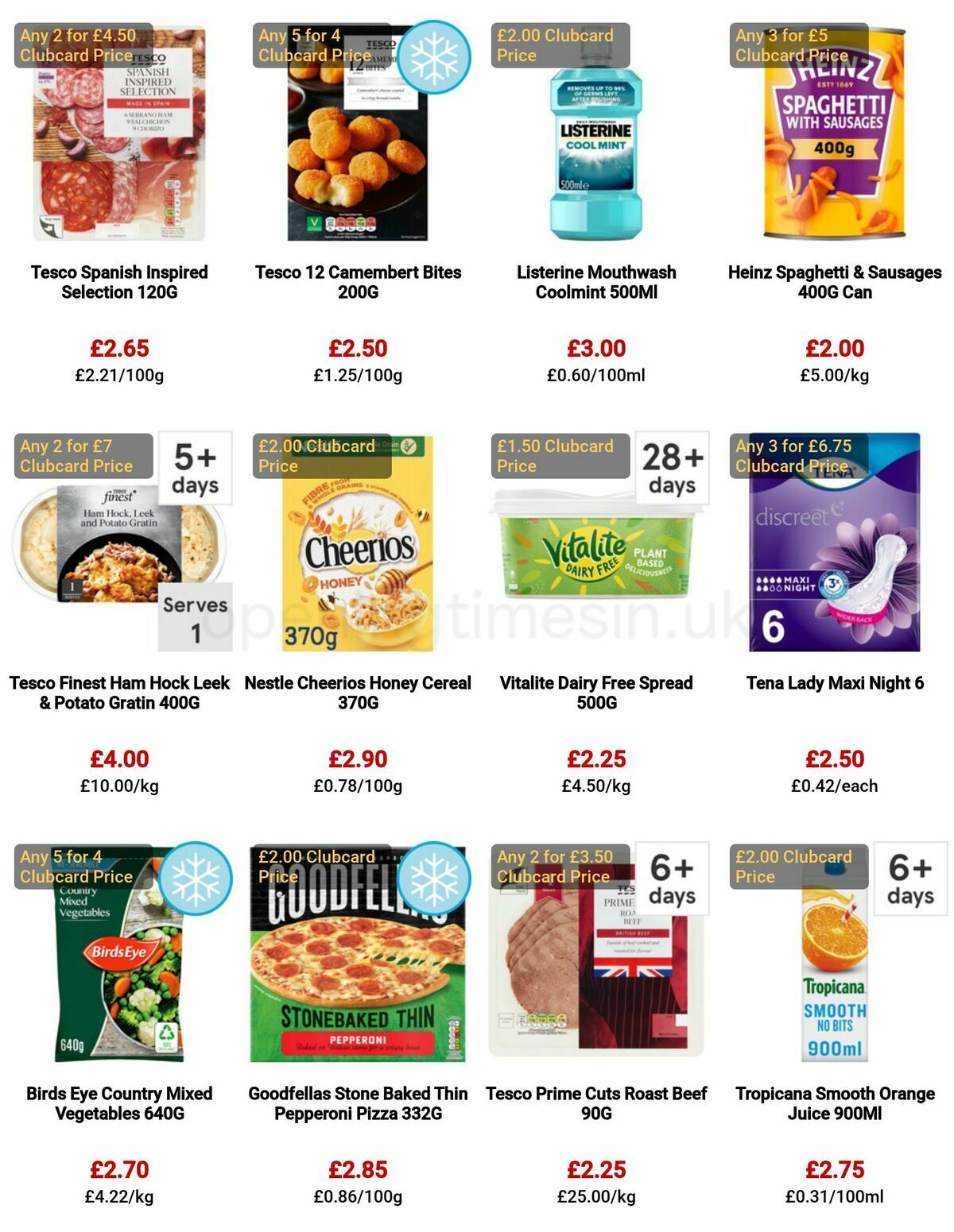 TESCO Offers from 26 January