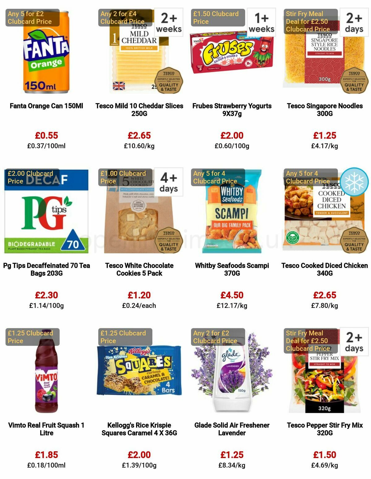 TESCO Offers from 26 January
