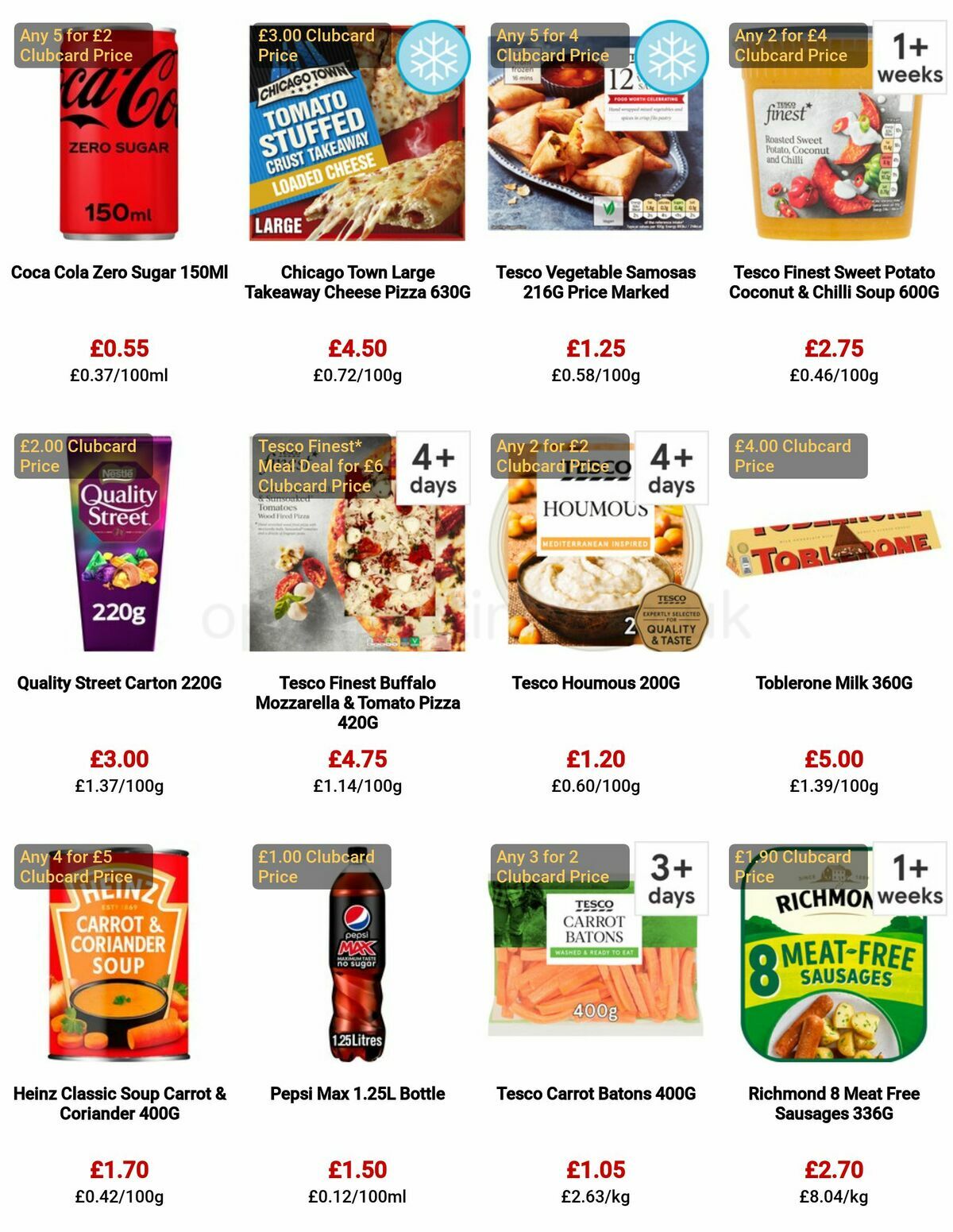 TESCO Offers from 26 January