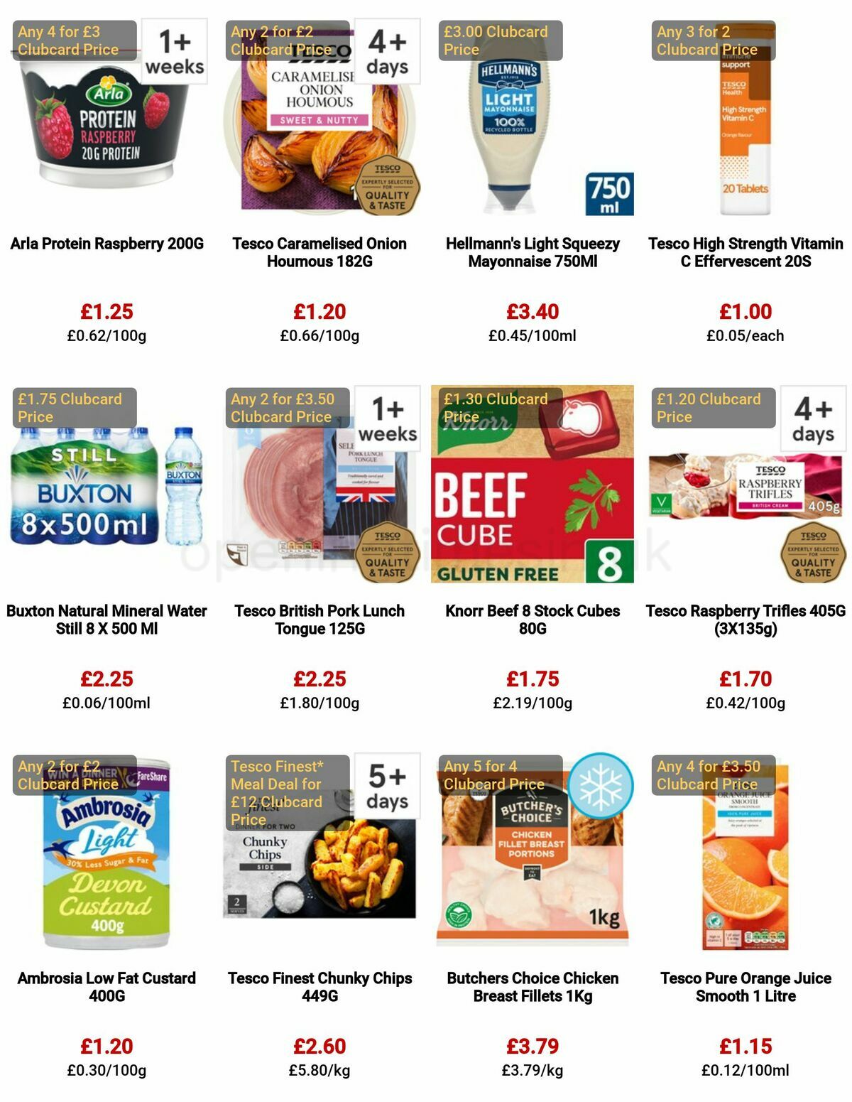 TESCO Offers from 26 January