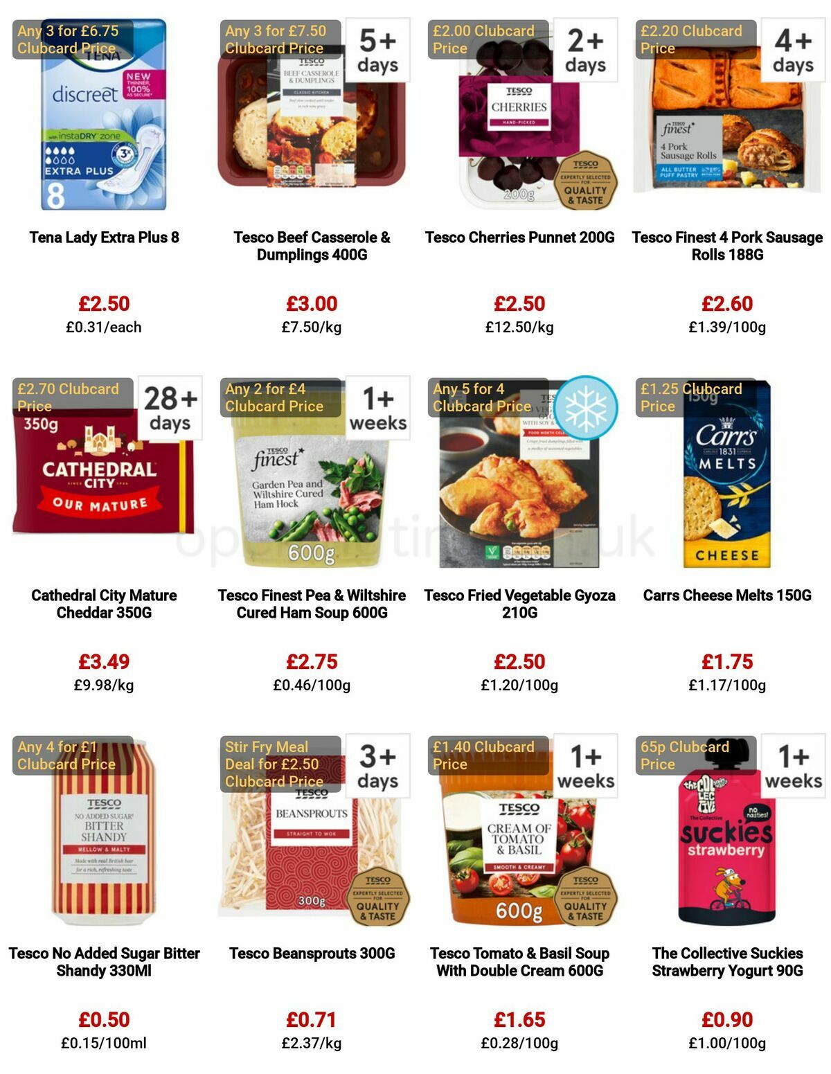 TESCO Offers from 26 January