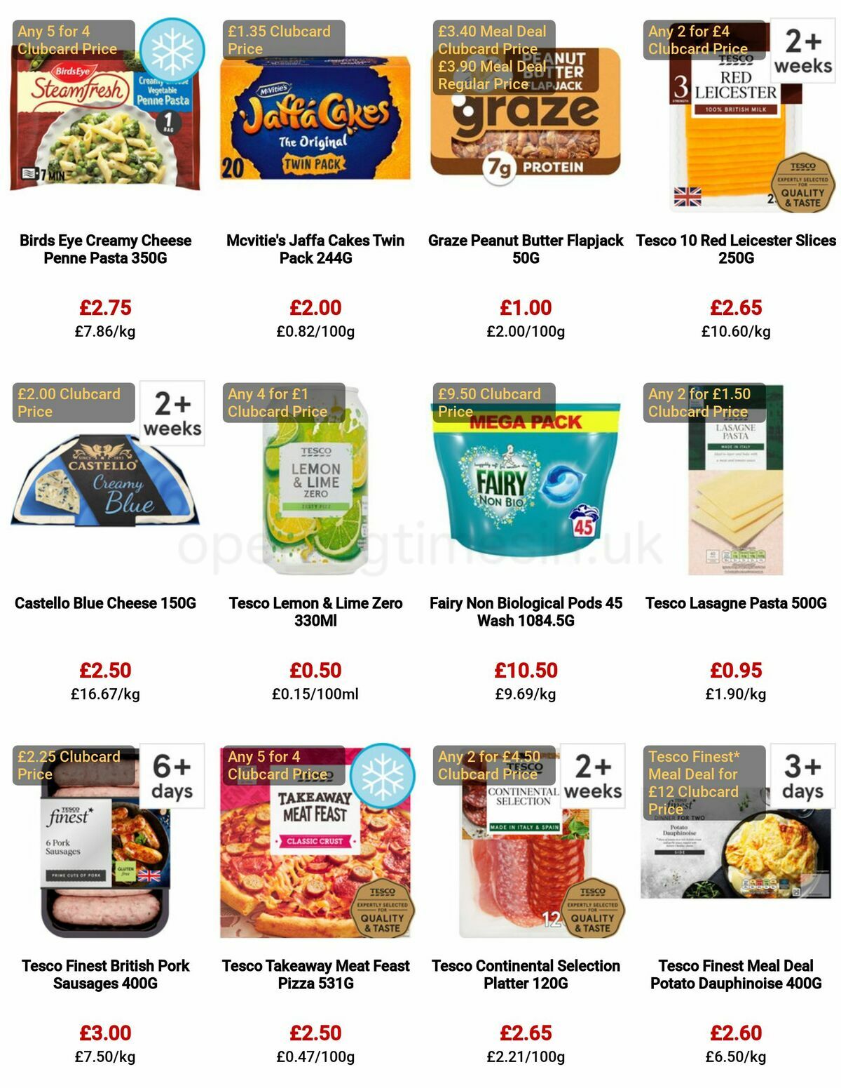 TESCO Offers from 26 January