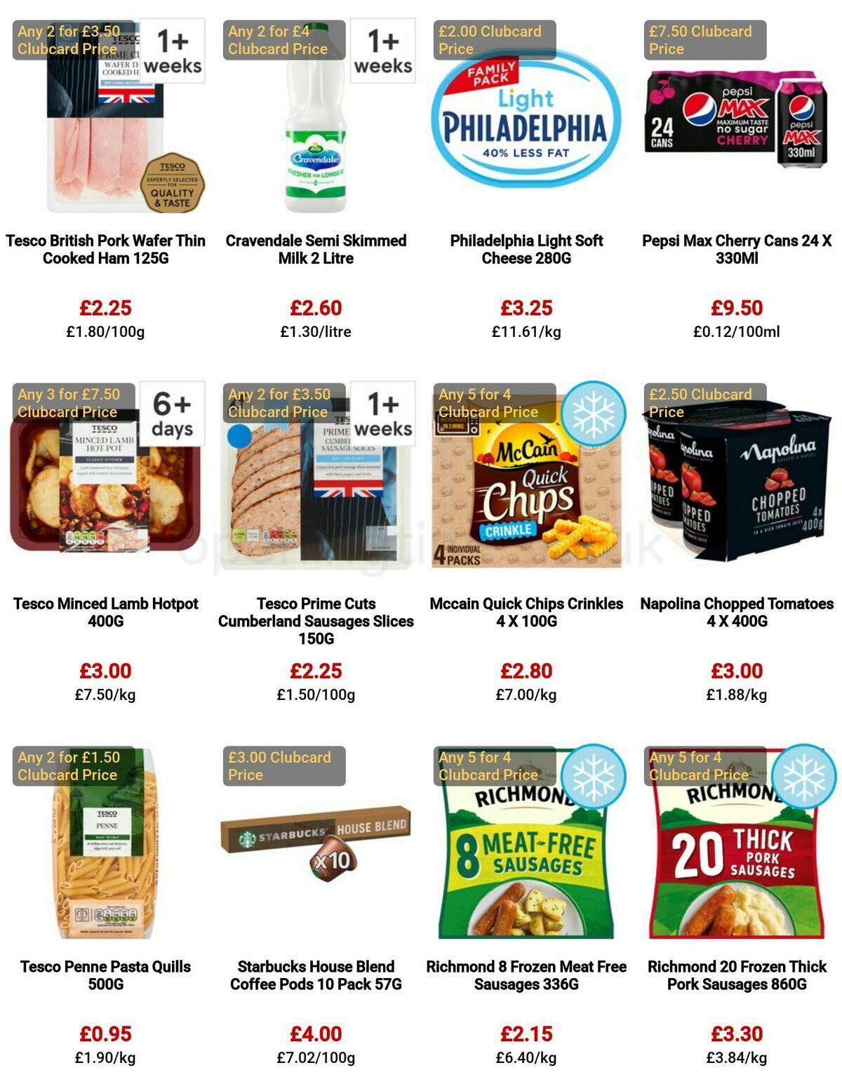 TESCO Offers from 26 January