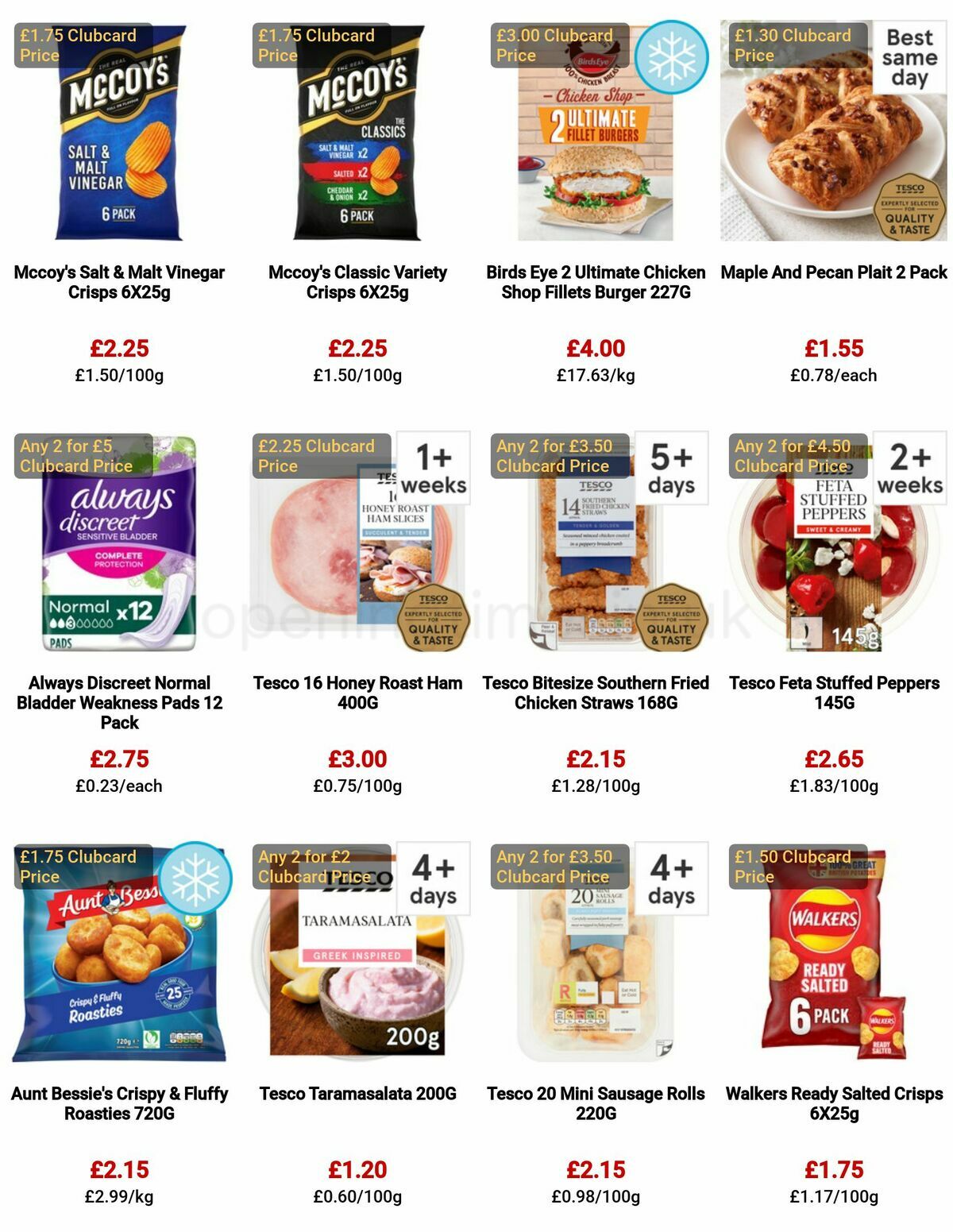 TESCO Offers from 26 January