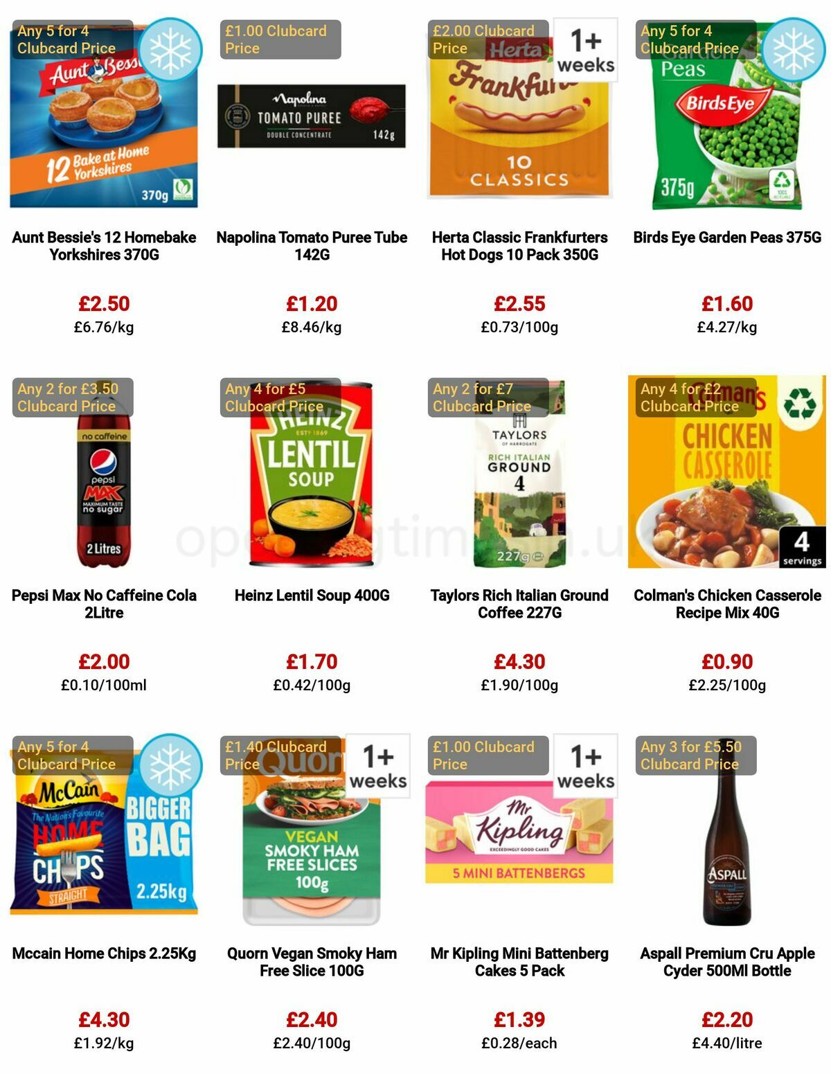 TESCO Offers from 26 January