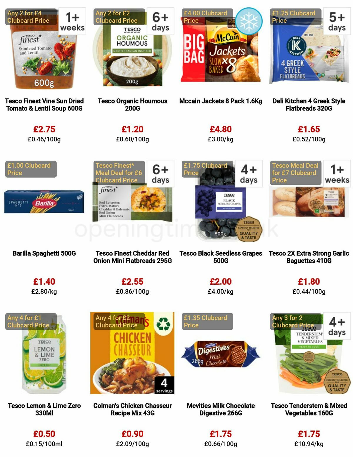 TESCO Offers from 16 February