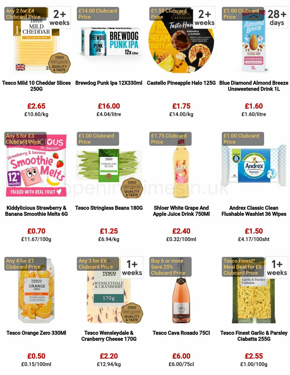 TESCO Offers from 16 February