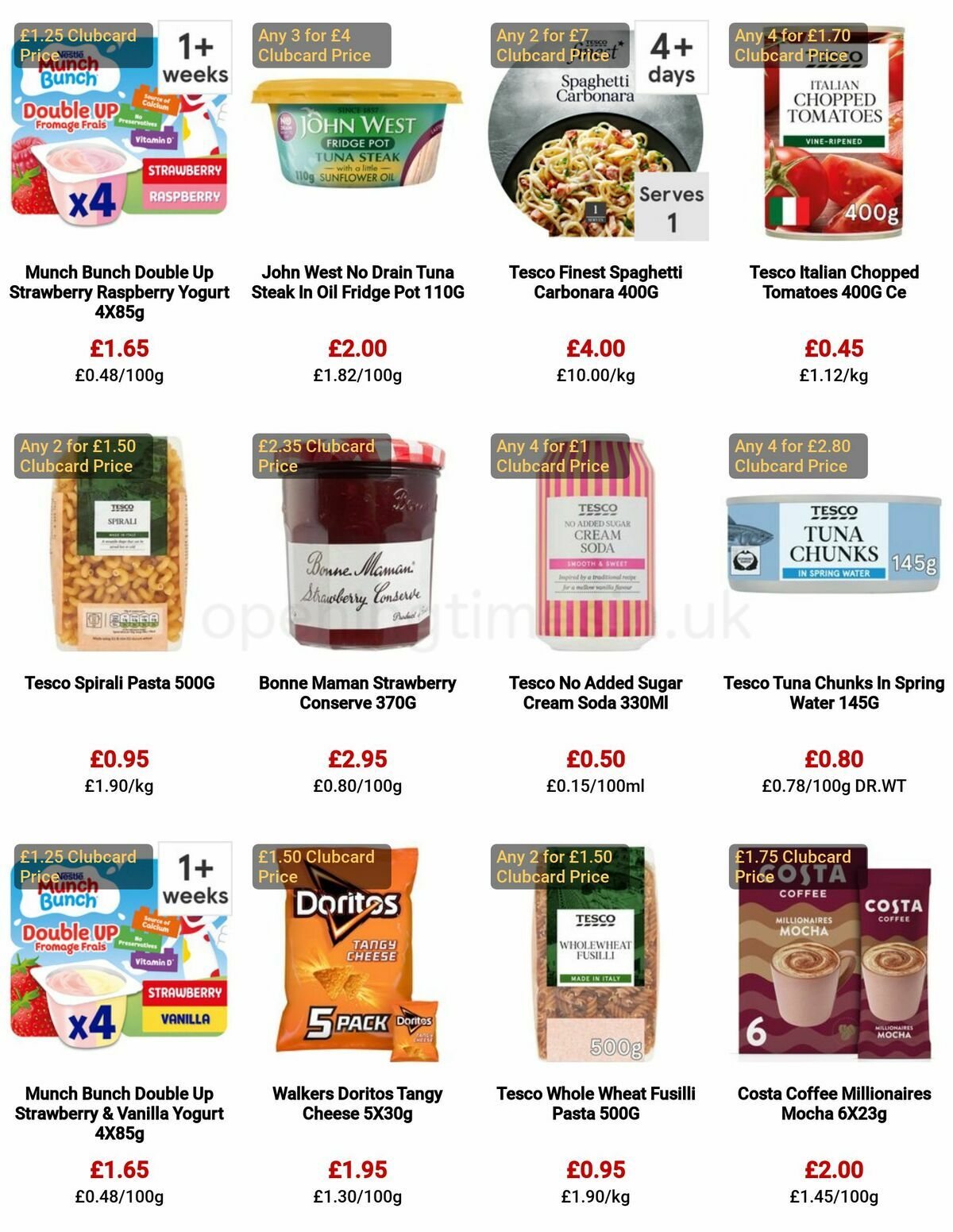 TESCO Offers from 16 February