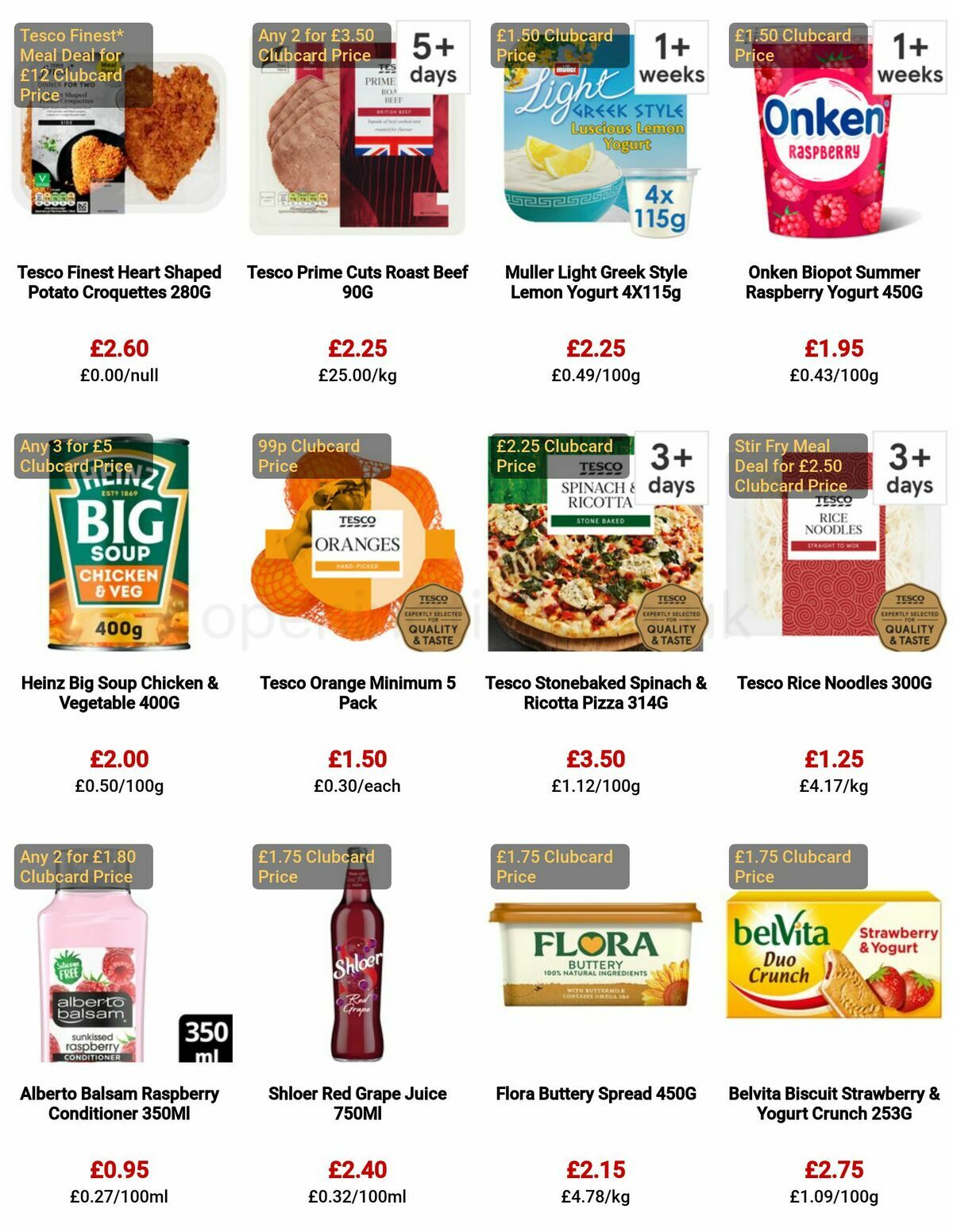 TESCO Offers from 16 February