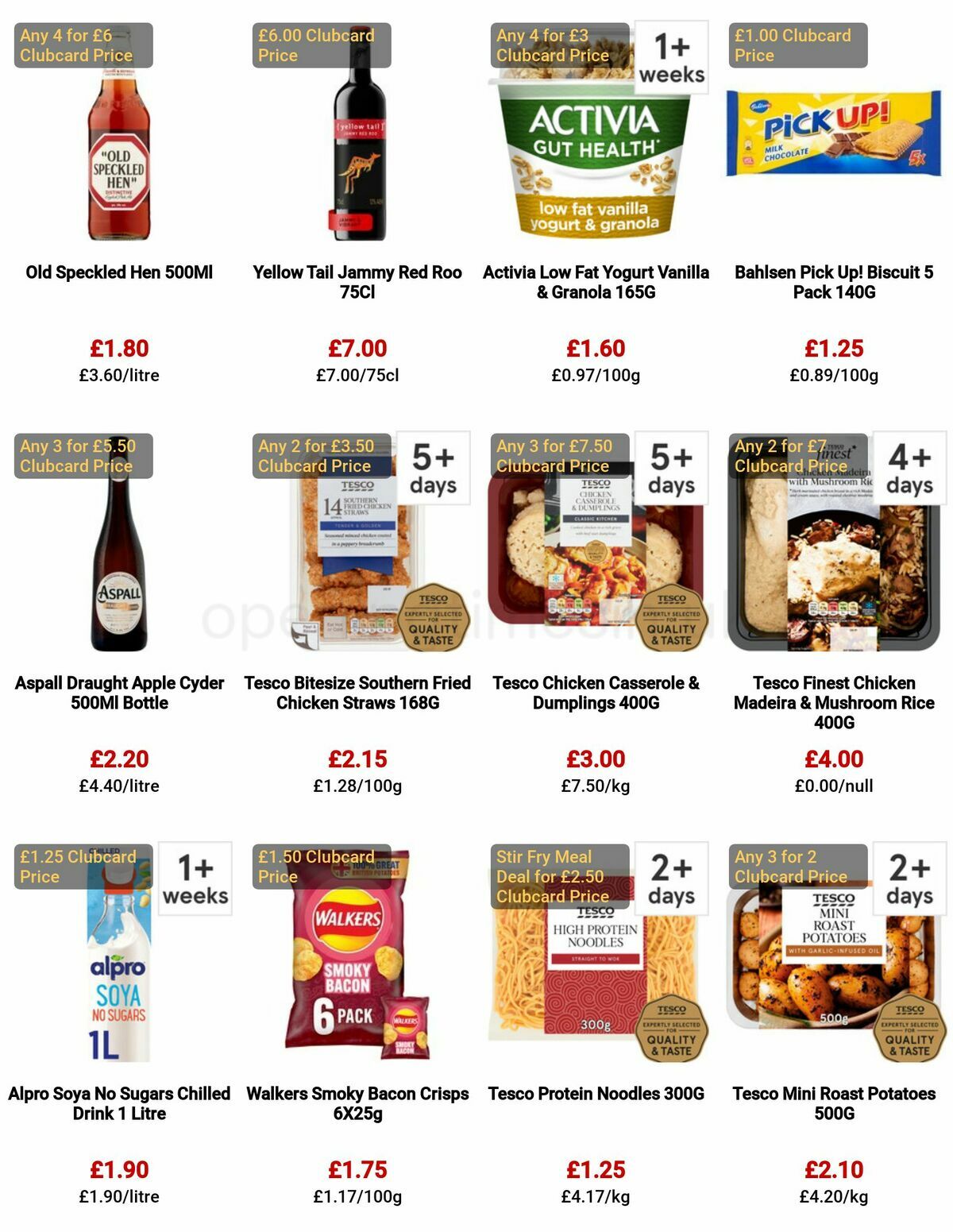 TESCO Offers from 16 February