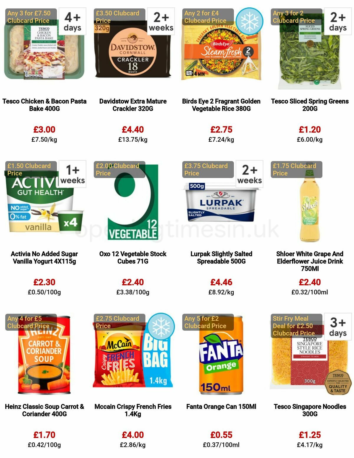 TESCO Offers from 16 February