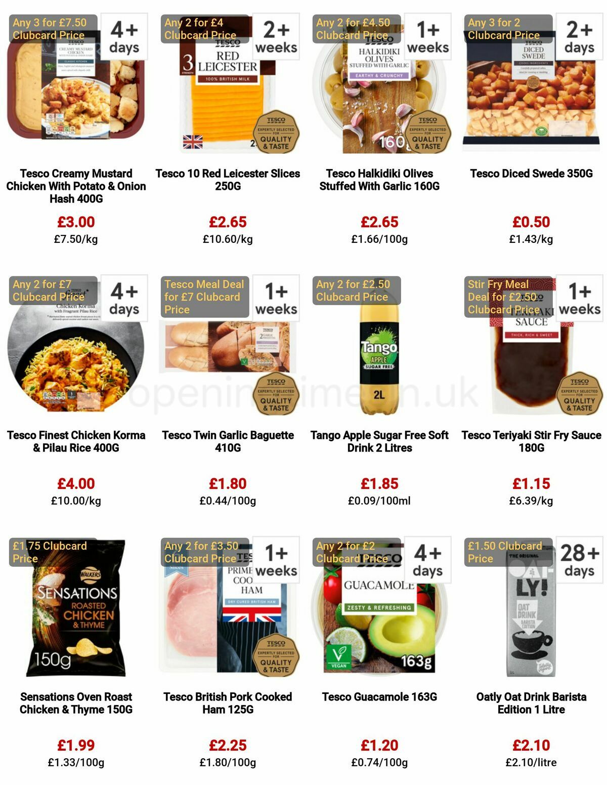 TESCO Offers from 16 February