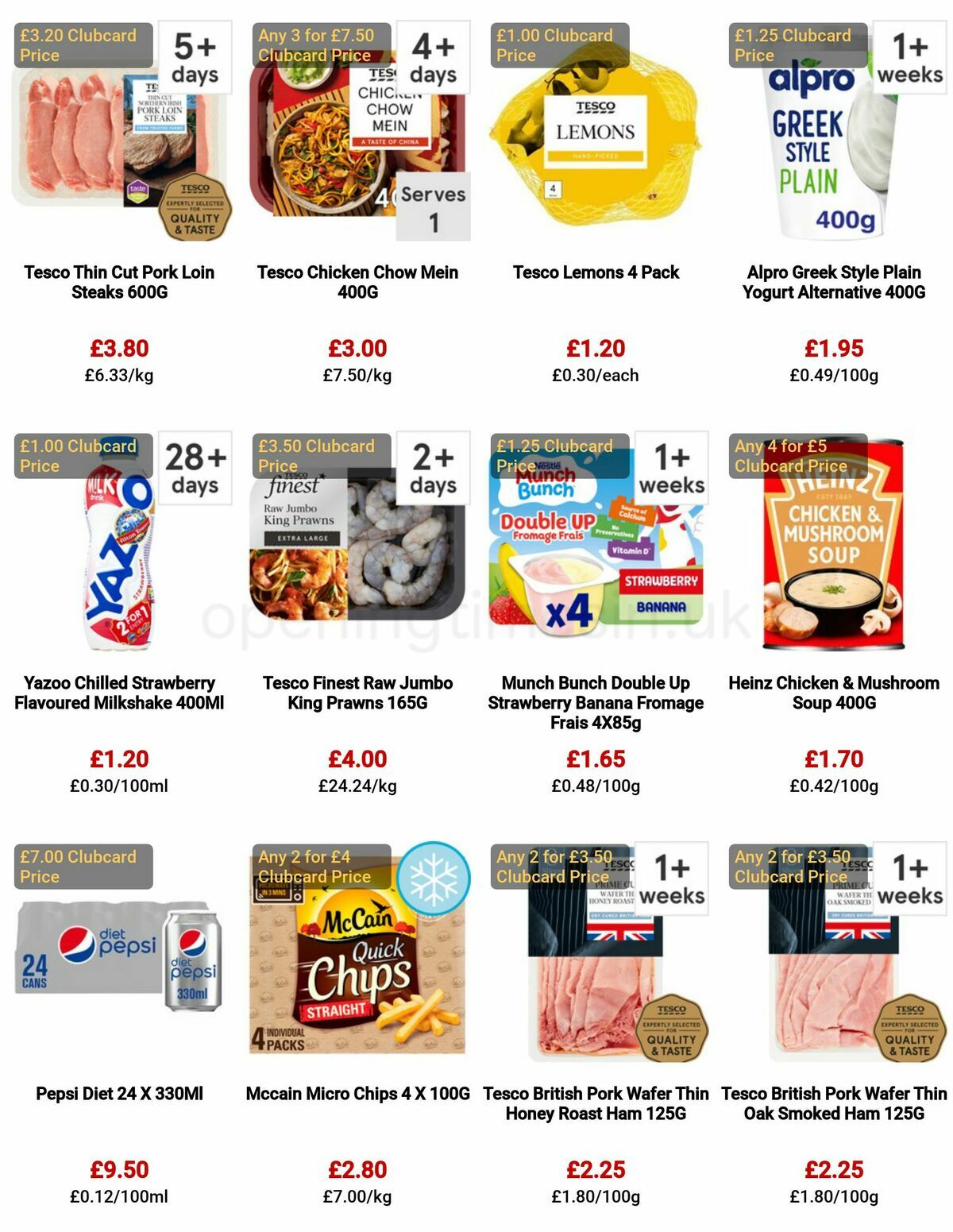 TESCO Offers from 16 February