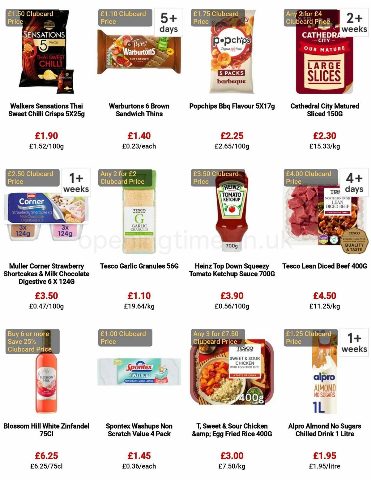 TESCO Offers from 16 February