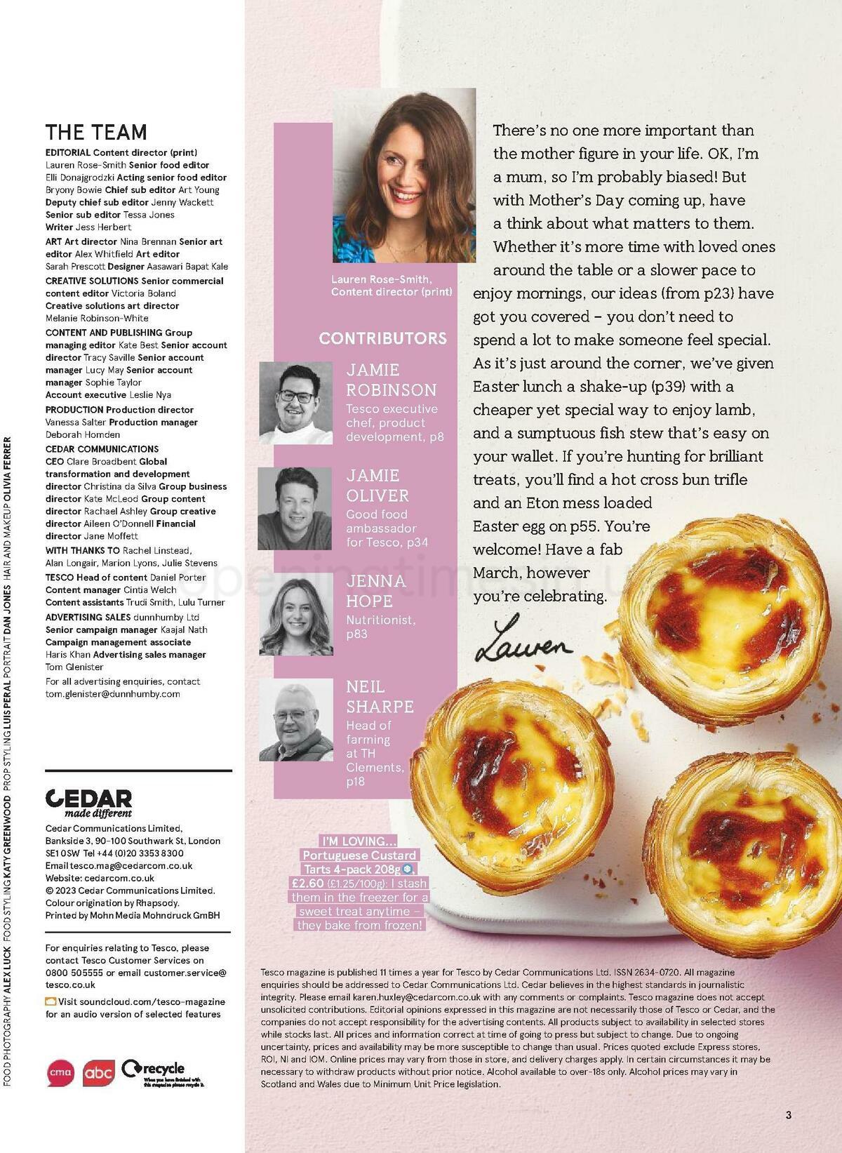 TESCO Magazine March Offers from 1 March