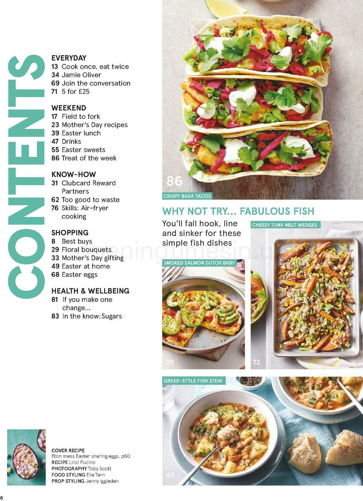 TESCO Magazine March Offers from 1 March