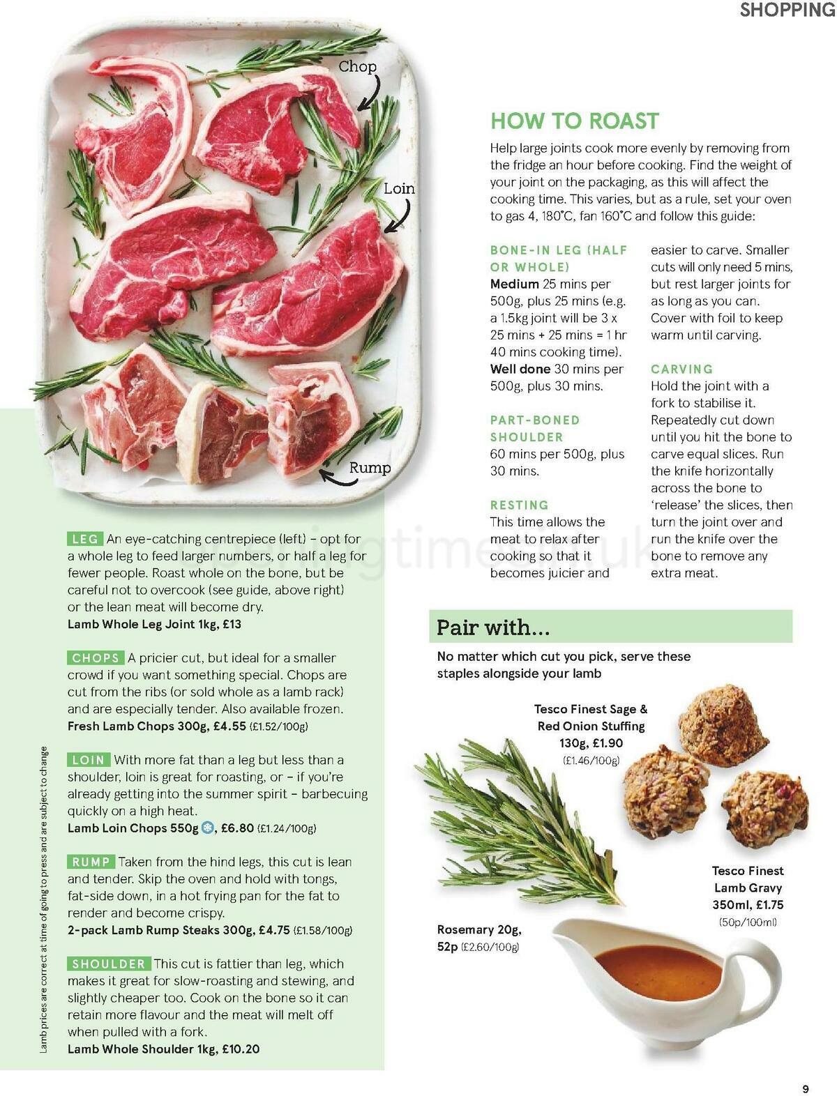 TESCO Magazine March Offers from 1 March