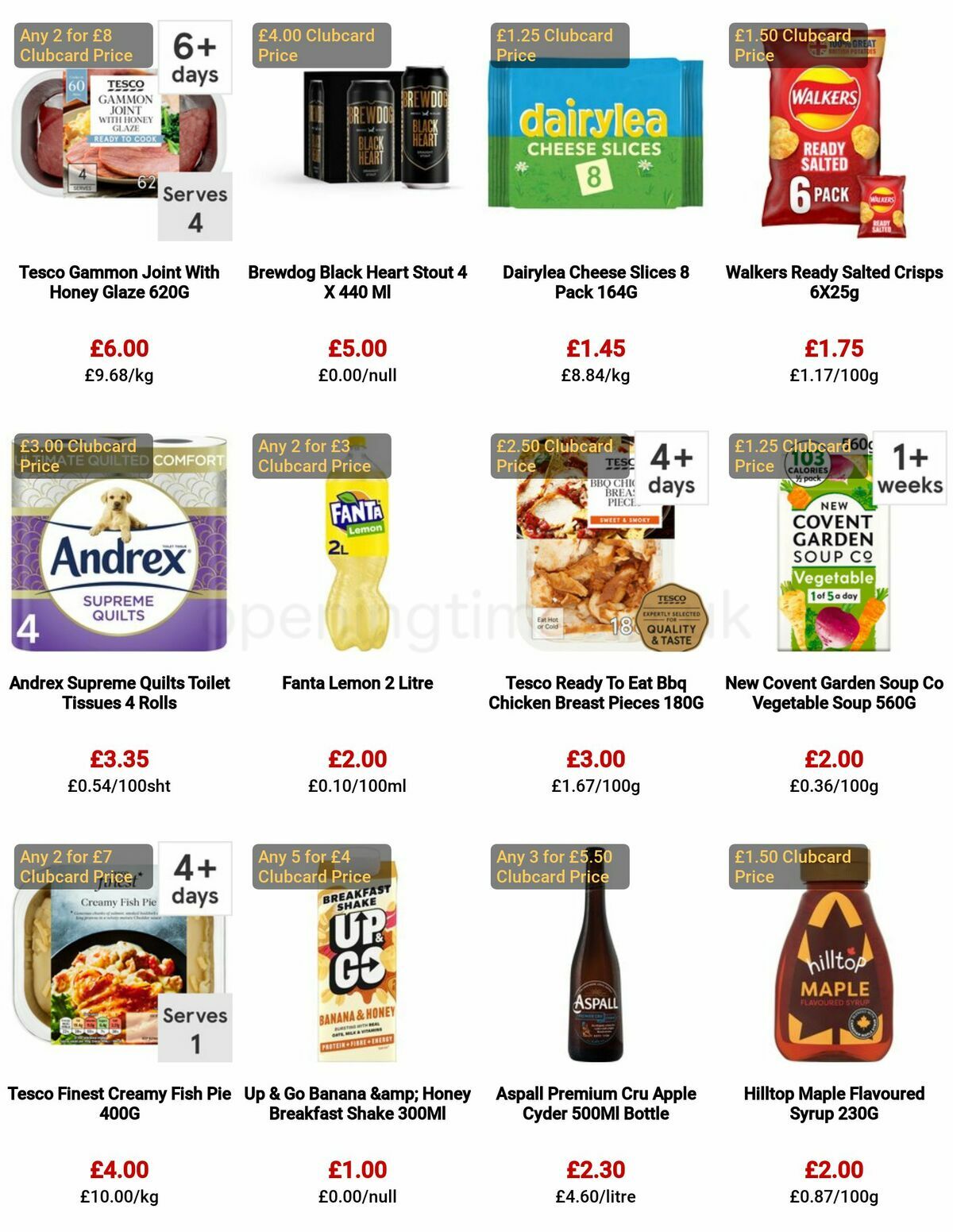 TESCO Offers from 22 March
