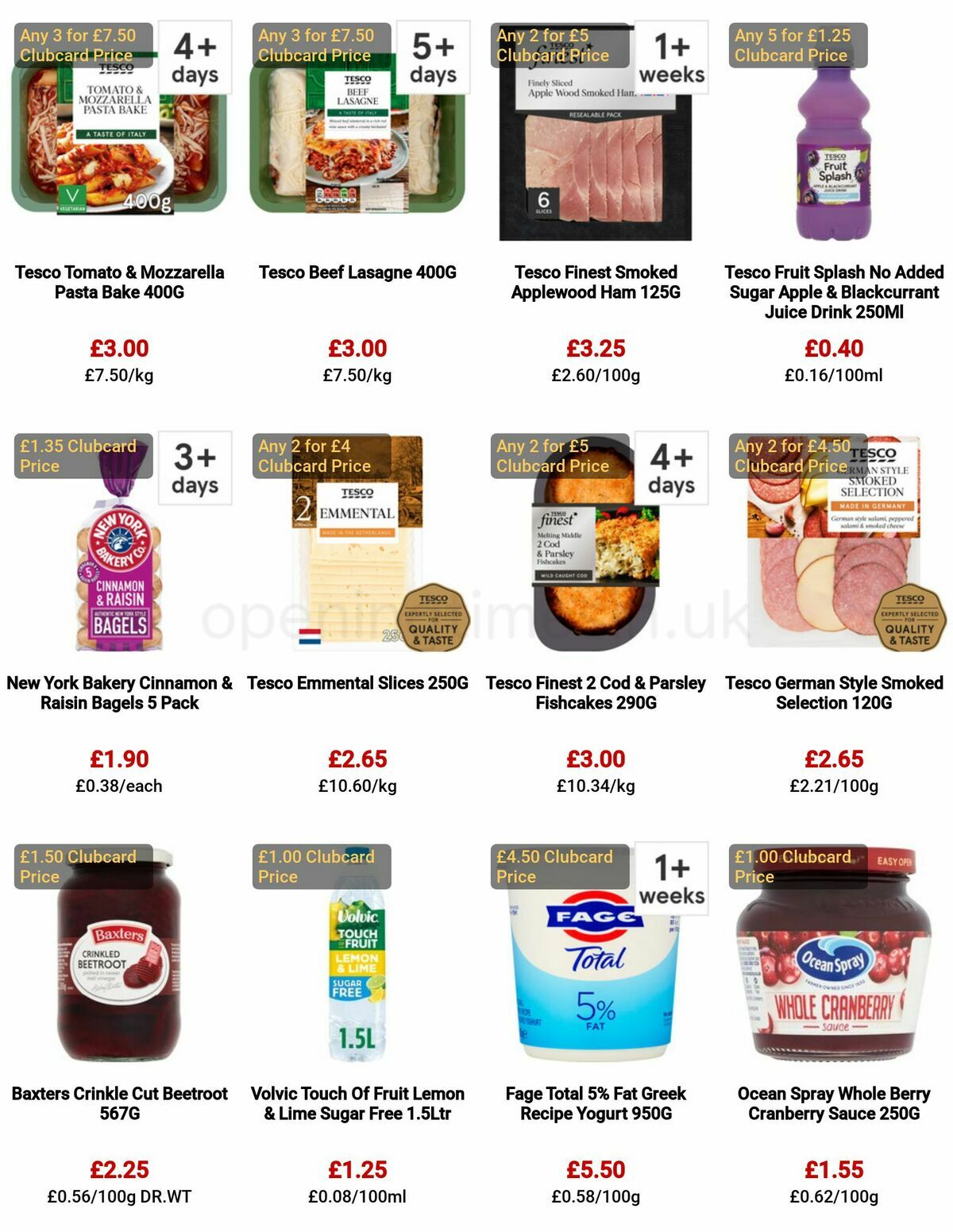 TESCO Offers from 22 March