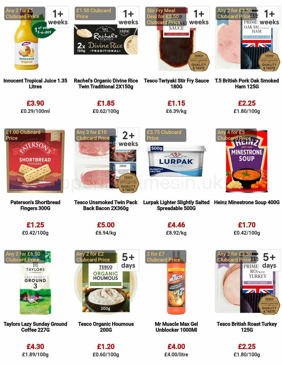 TESCO Offers from 22 March